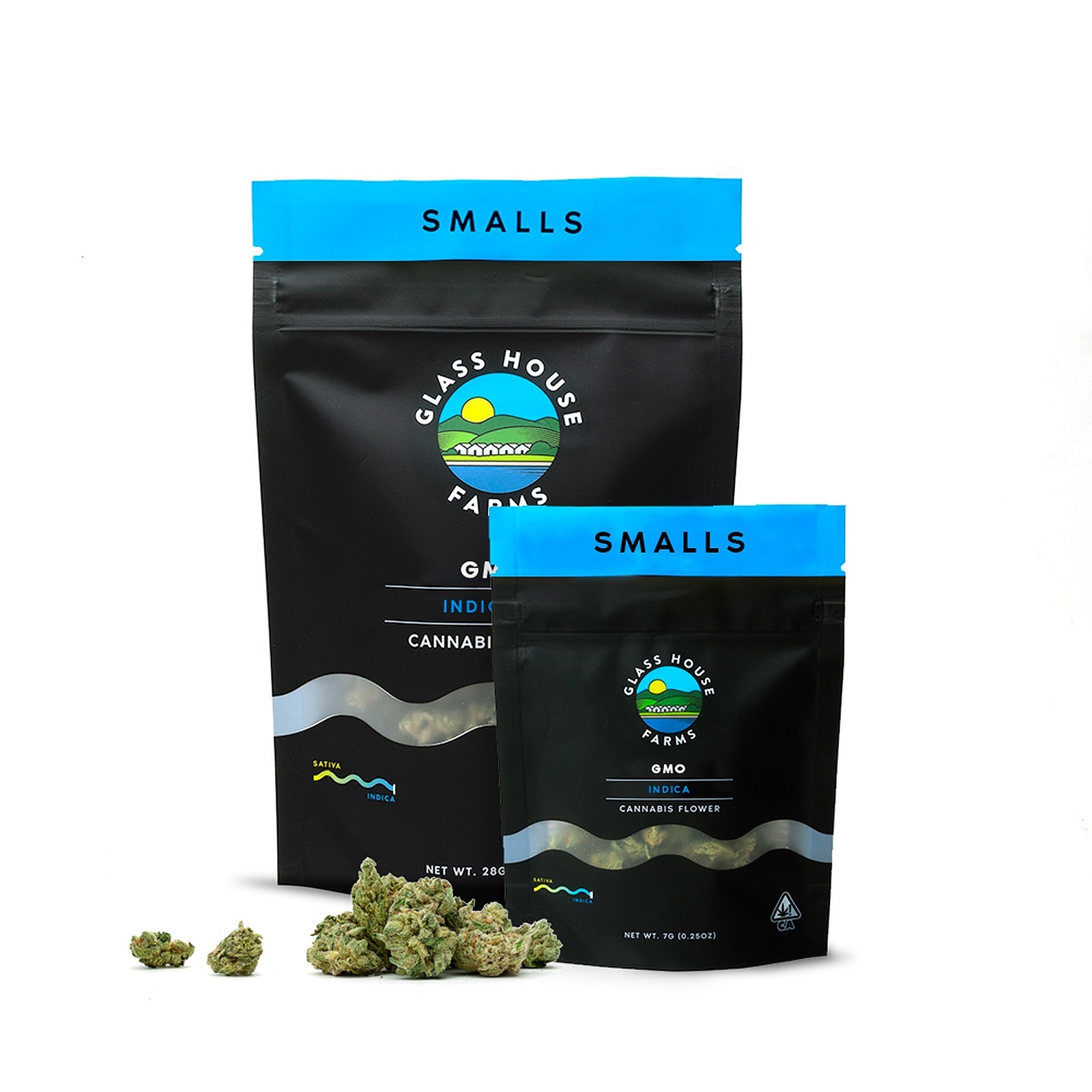 Glass House Farms GMO [7g Smalls] Leafly