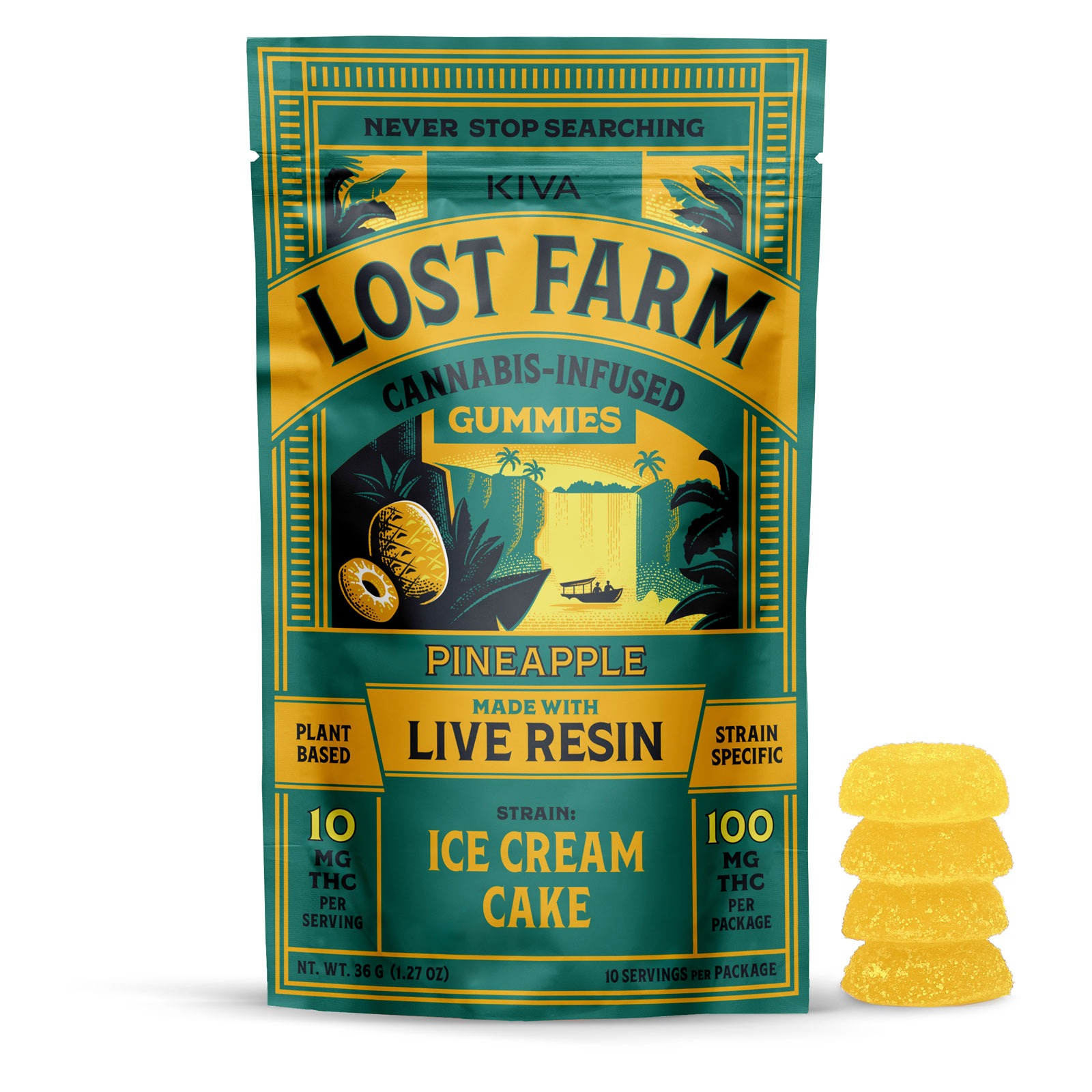 Lost Farm 10mg Lost Farm 'Ice Cream Cake x Pineapple' Live Resin