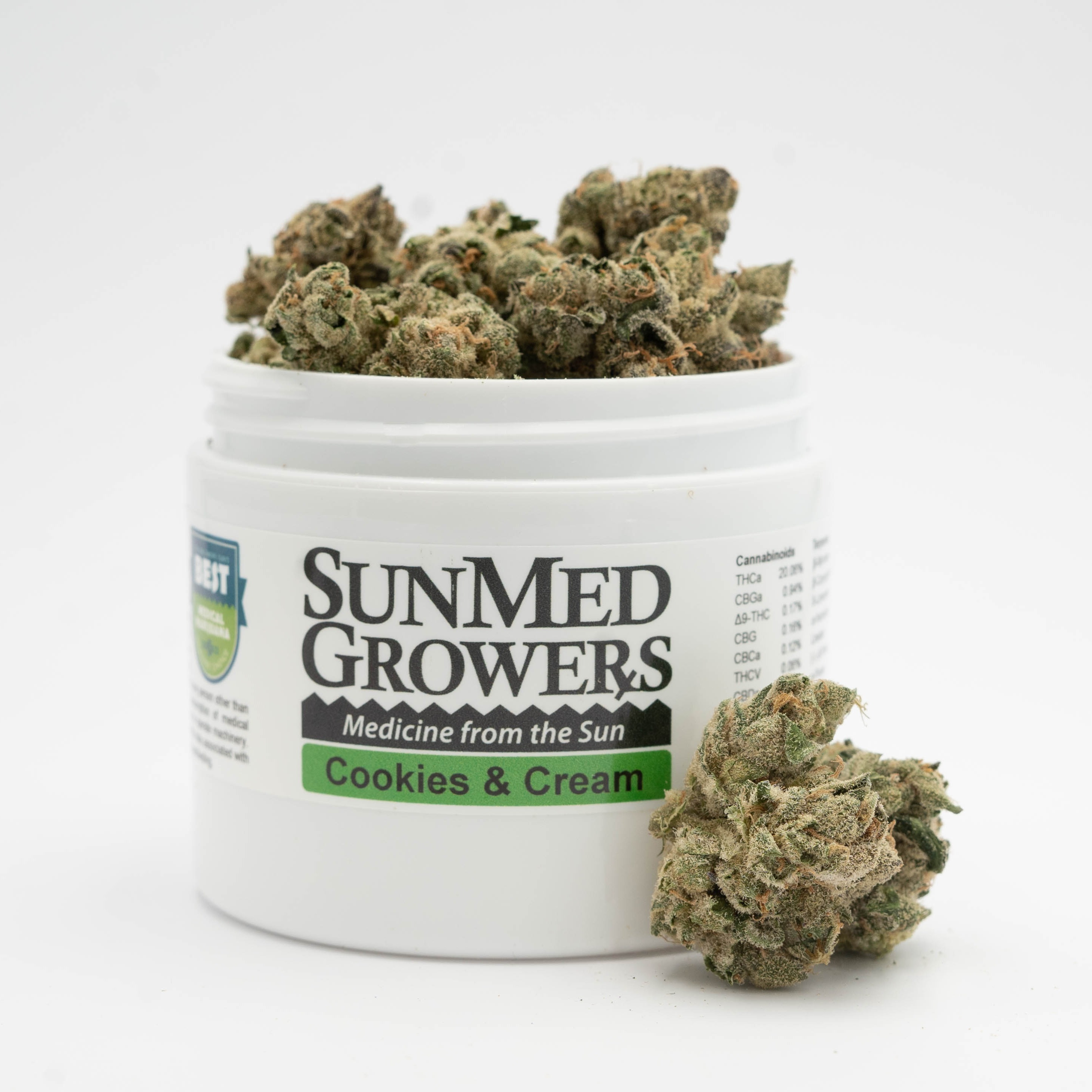 SunMed Growers Cookies & Cream 7.0g Leafly