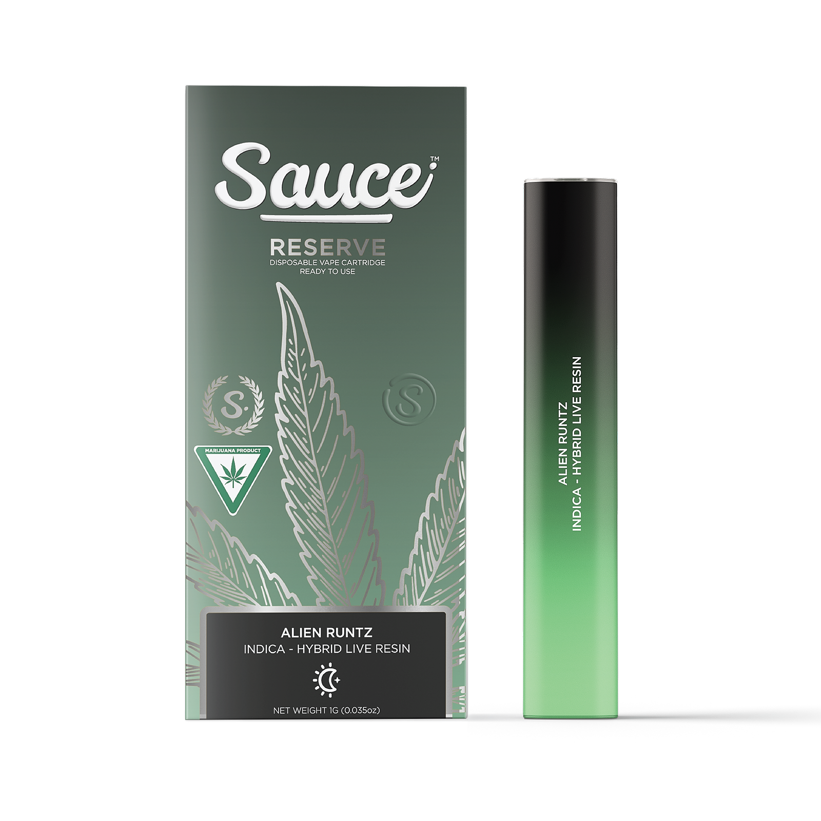 Sauce Essentials Alien Runtz 1G Live Resin Reserve Line (Indica