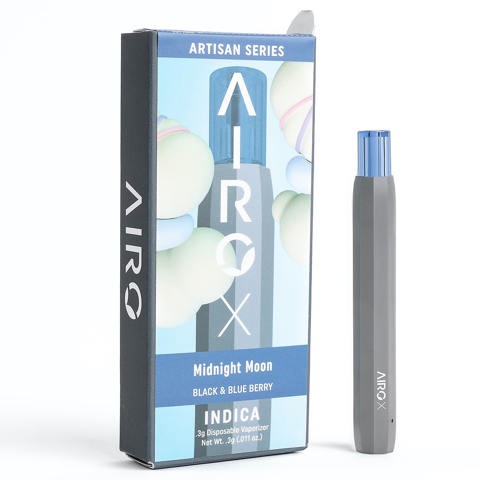 Airo Brands Midnight Moon Indica AiroX 0.3g Leafly
