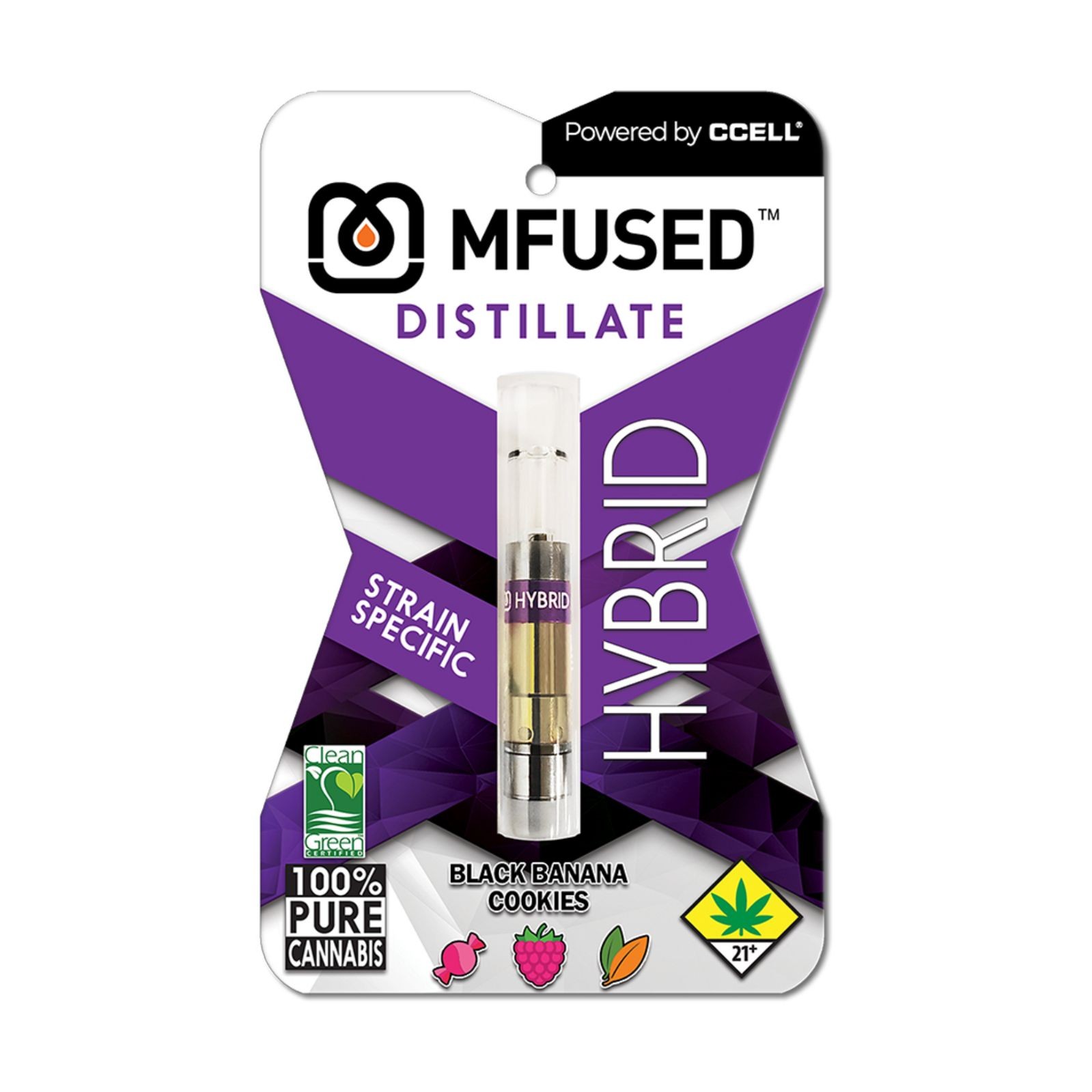 MFUSED Black Banana Cookies Strain Specific Distillate Cartridge
