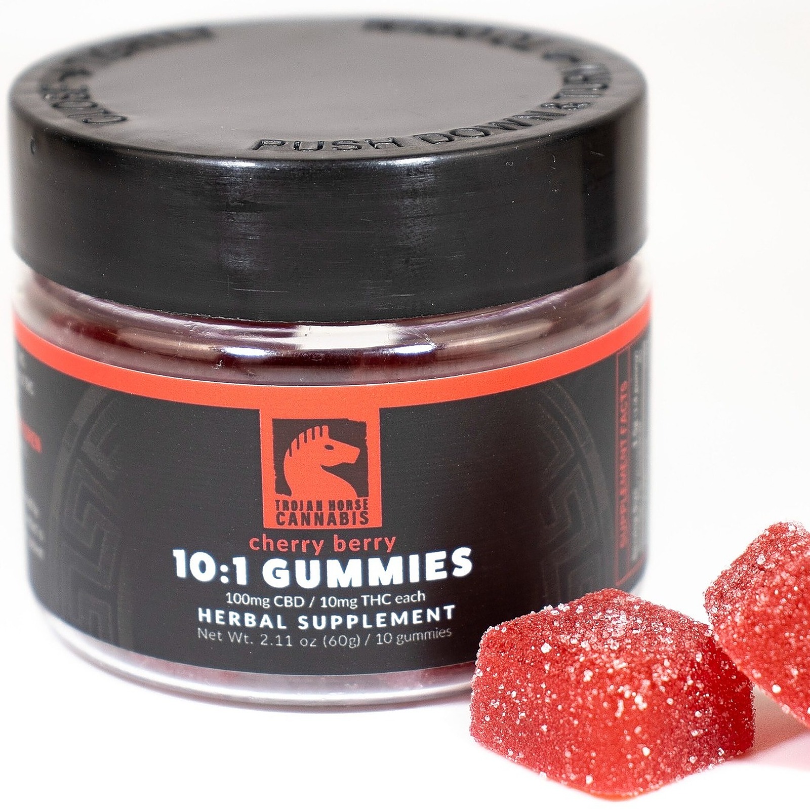 Cherry Berry Gummies, 10mg D9 THC