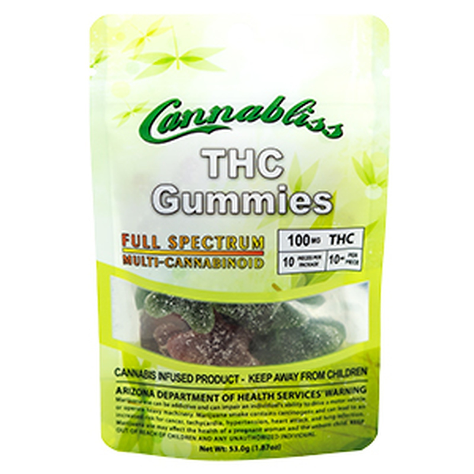 Cannabliss: Cannabliss - THC Gummies [100mg] | Leafly