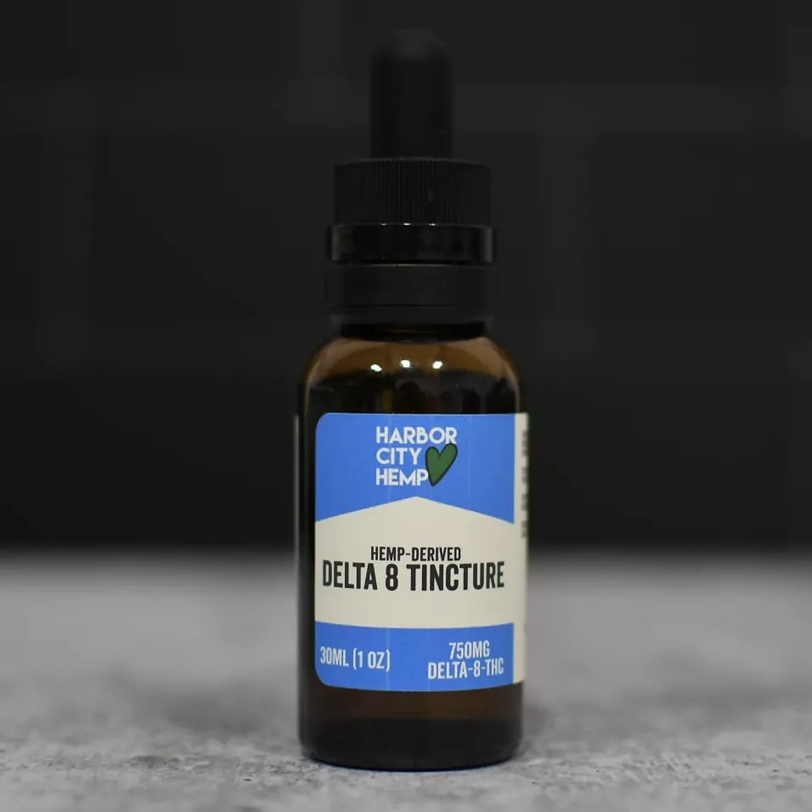 Harbor City Hemp: Delta-8 THC Tincture 750mg | Leafly