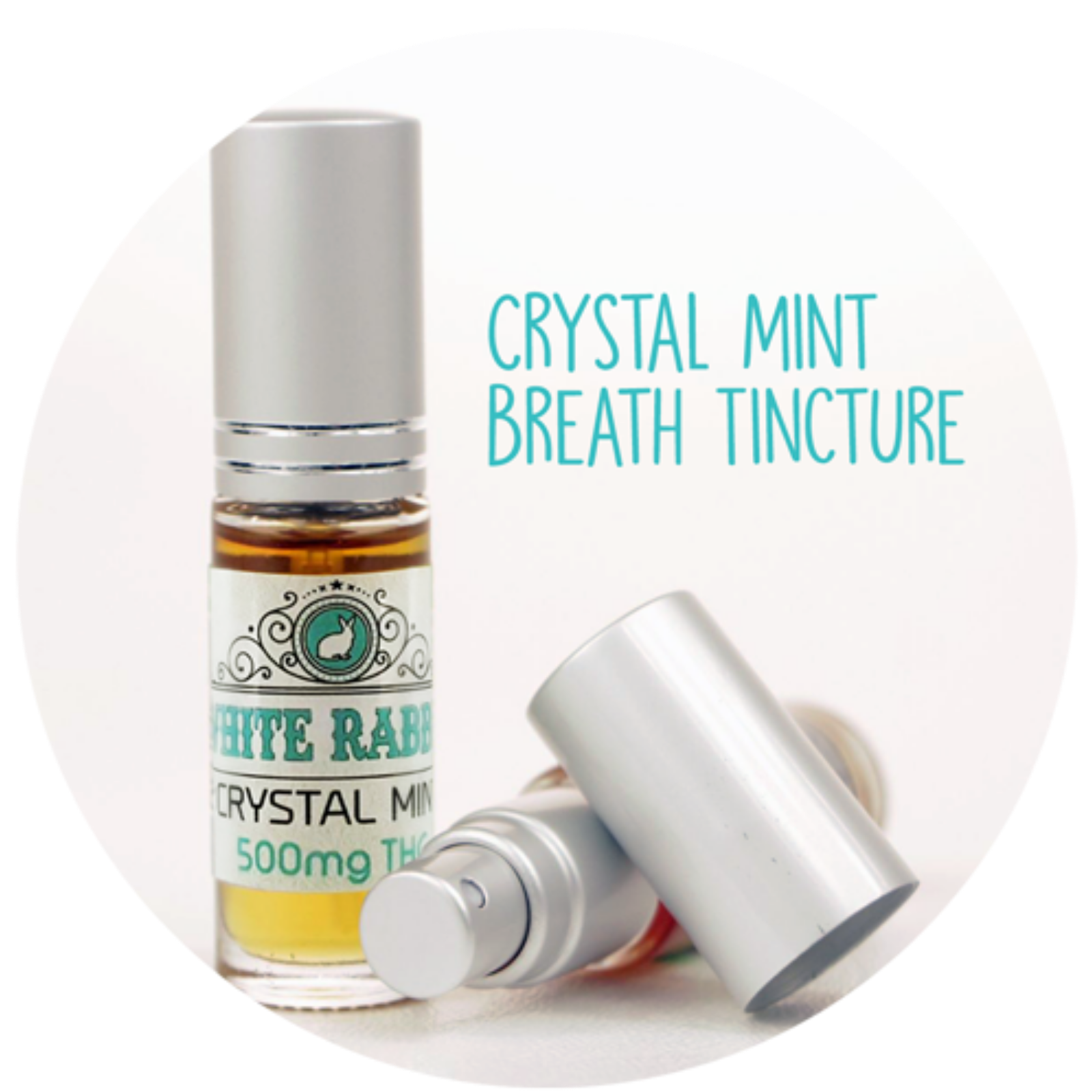 White Rabbit: THC Crystal Mint Breath Tincture | Leafly