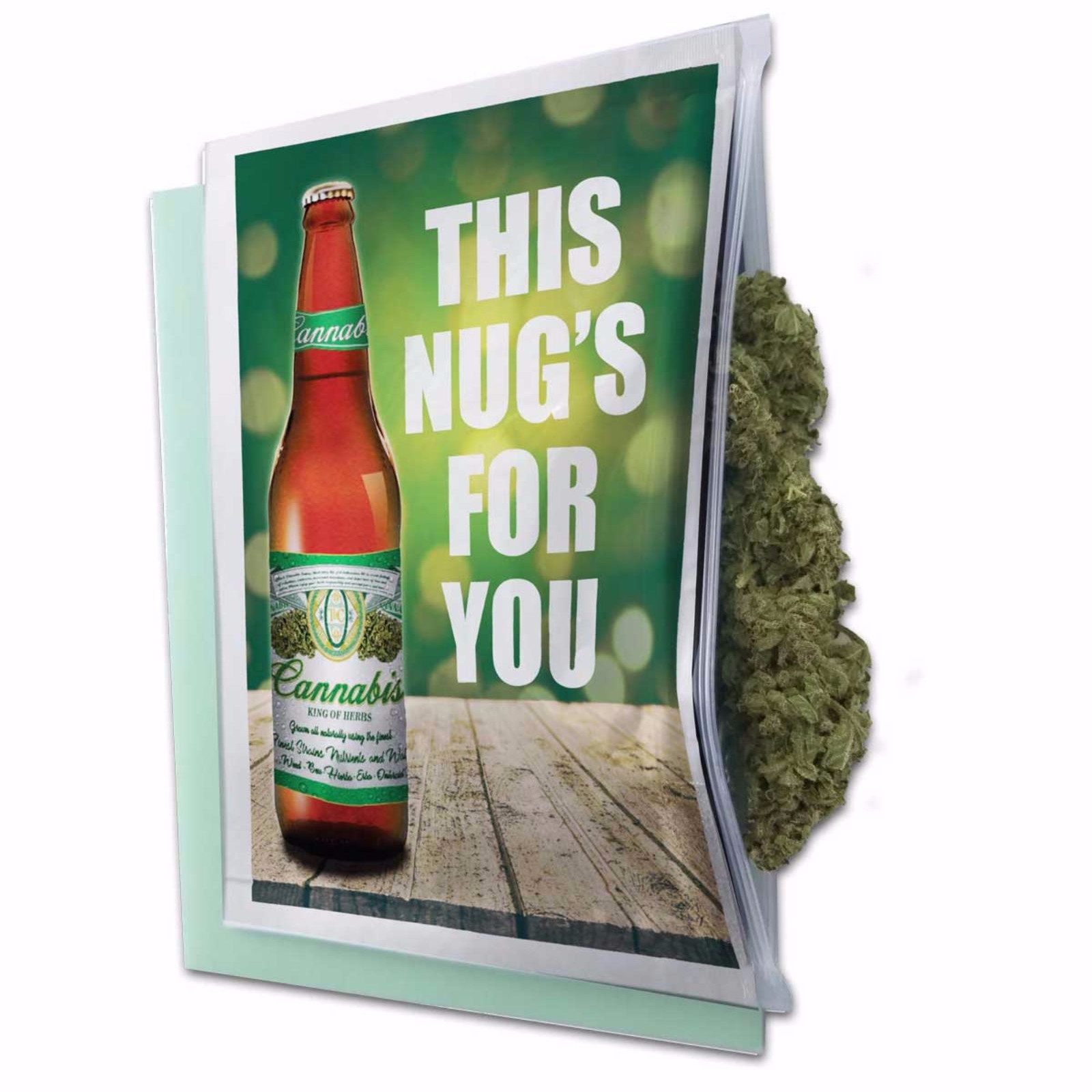marijuana birthday cardgift bag this nugs for you leaf