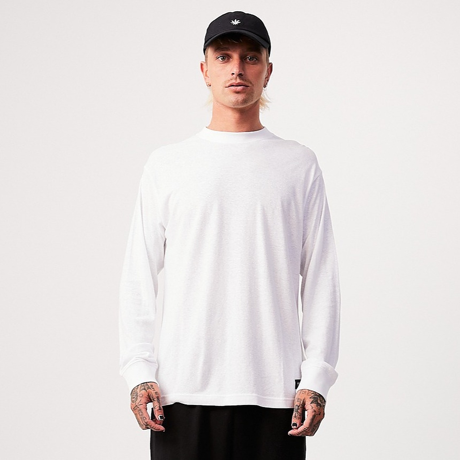 T-shirt AFENDS Coasting Retro Graphique Pour Homme - En Chanvre, Couleur Blanche, Neuf Avec étiquettes
