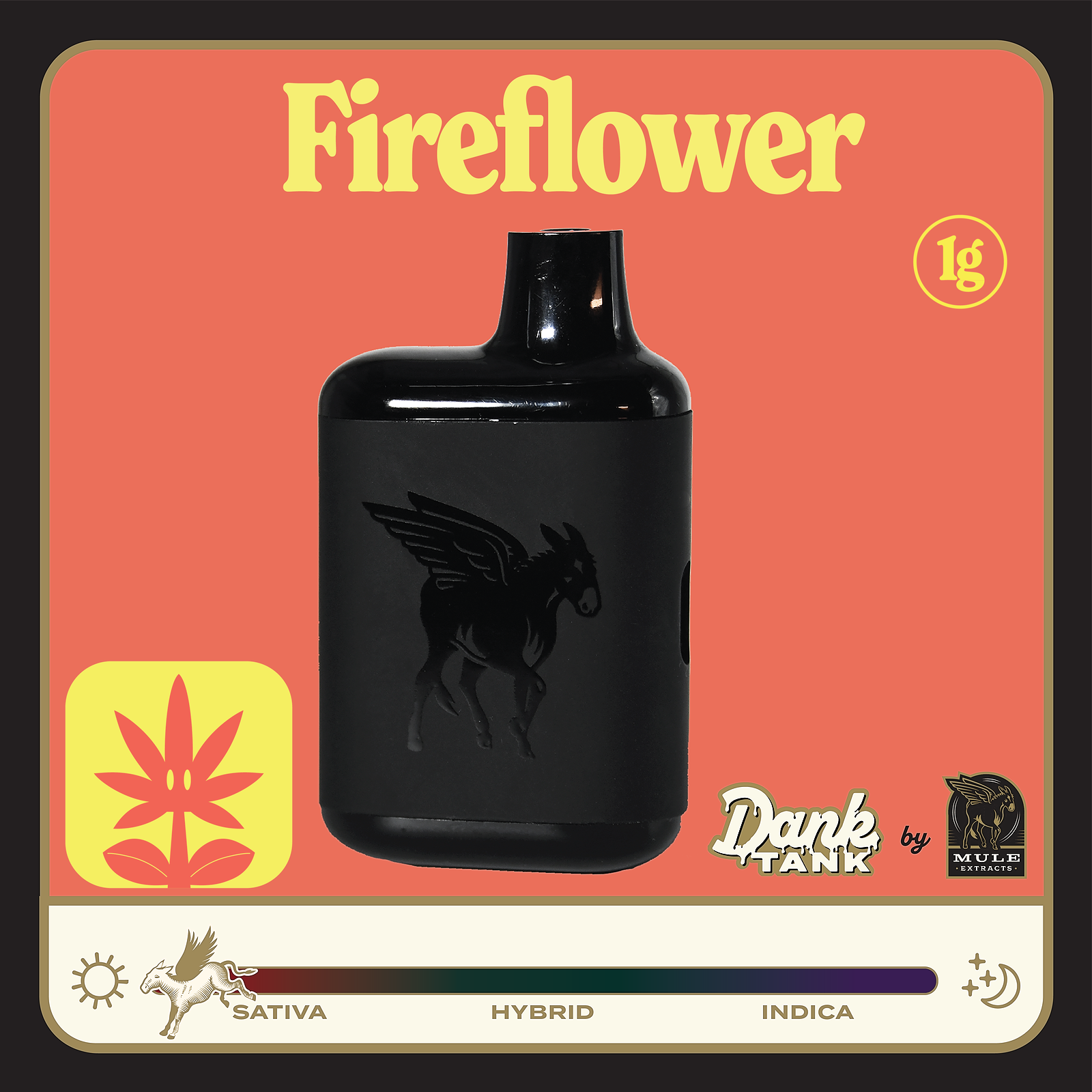 Fire Image Dank Developer Mule Extracts: 1g Dank Tank Pure Live Resin Fireflower 90.5% (Sativa ...