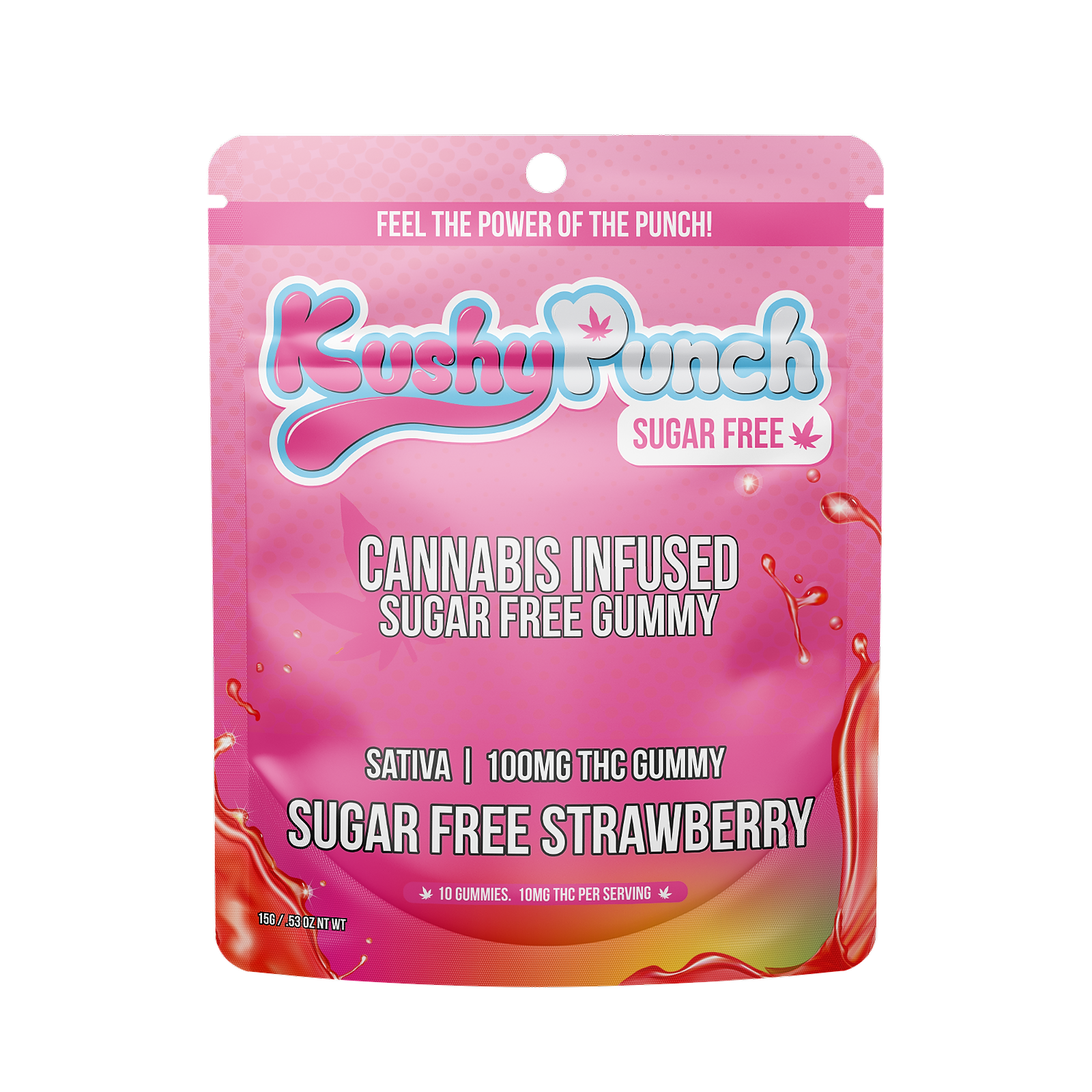 Kushy Punch: KUSHY PUNCH - SUGAR FREE LYCHEE GUMMY 100MG | Leafly