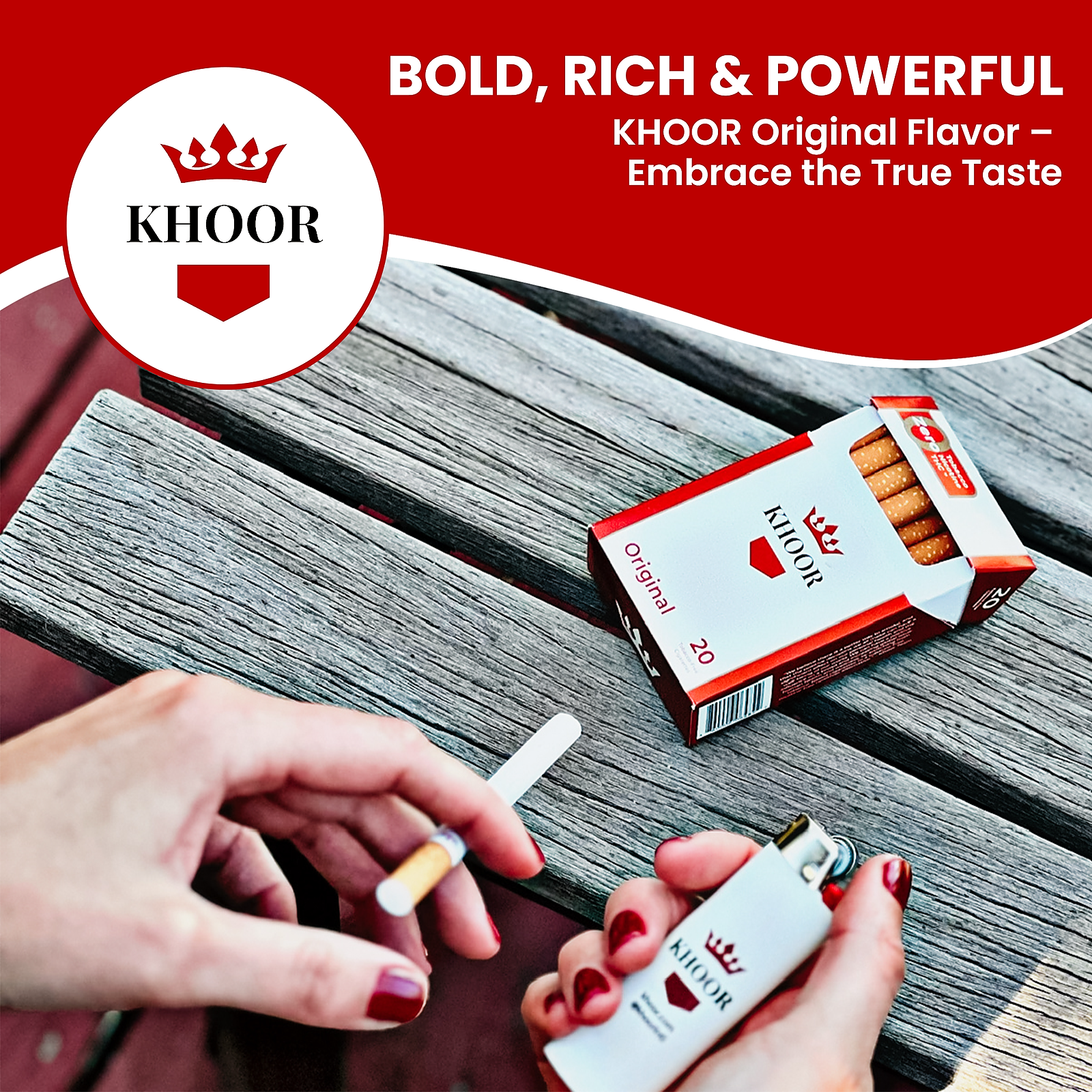 khoor cigarettes KHOOR Tobacco-Free Cigarettes: Original Carton (10 packs)