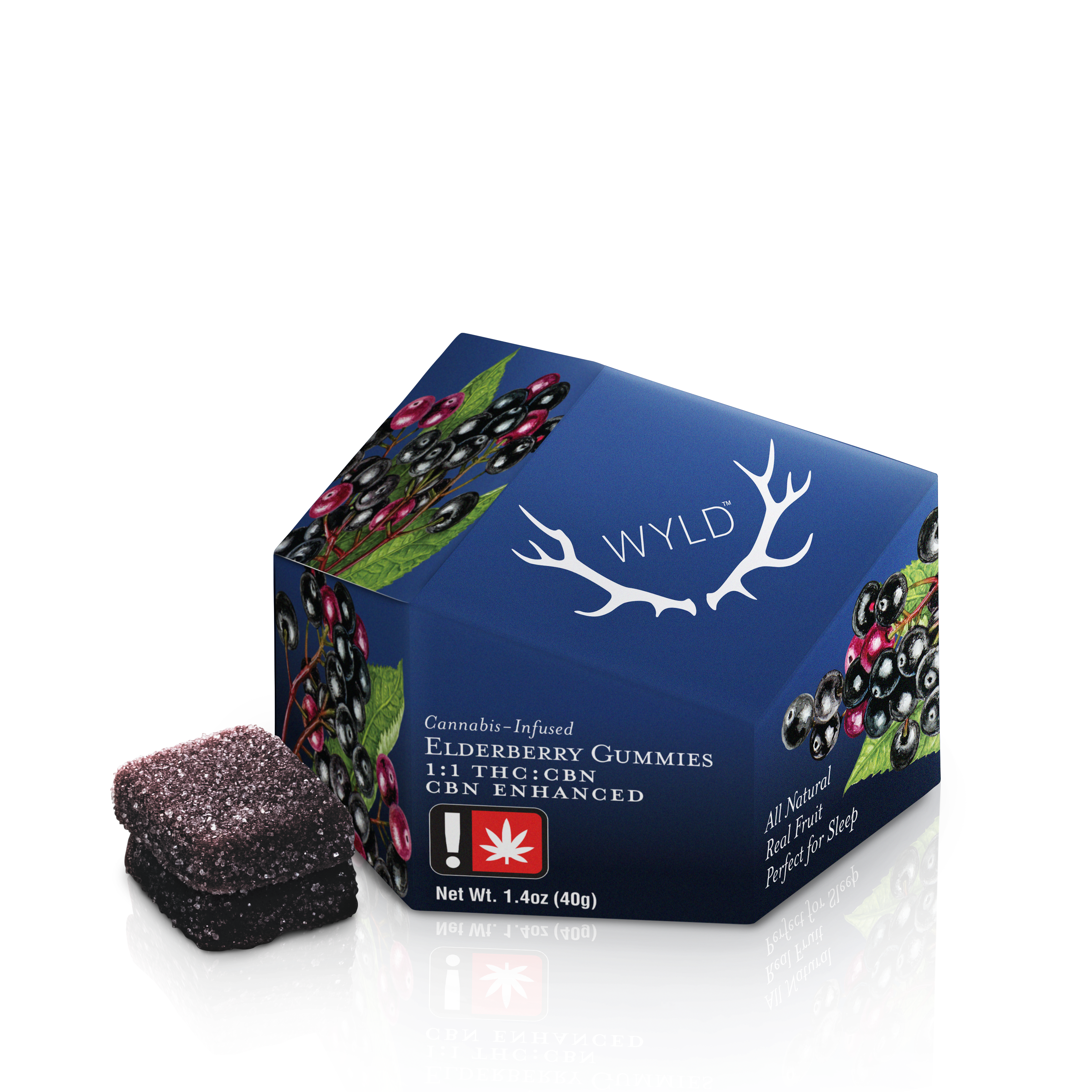 Wyld: WYLD Elderberry 2:1 THC:CBN (Sleep)