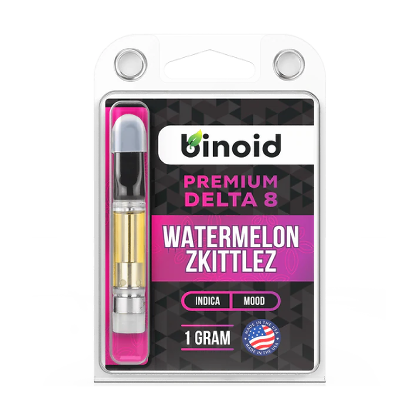 Binoid: Delta 8 THC Vape Cartridge - Watermelon Zkittlez | Leafly