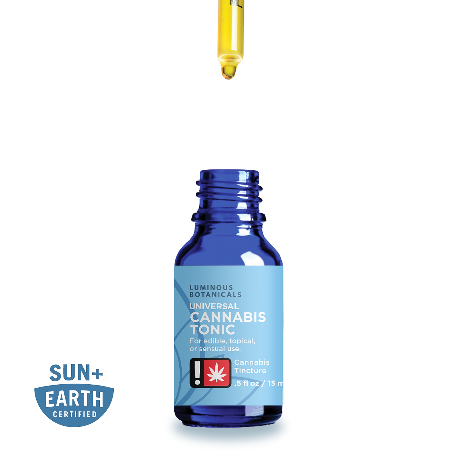 Luminous Botanicals: > Universal Cannabis Tonic > Sky Blend > 15 Ml Bottle