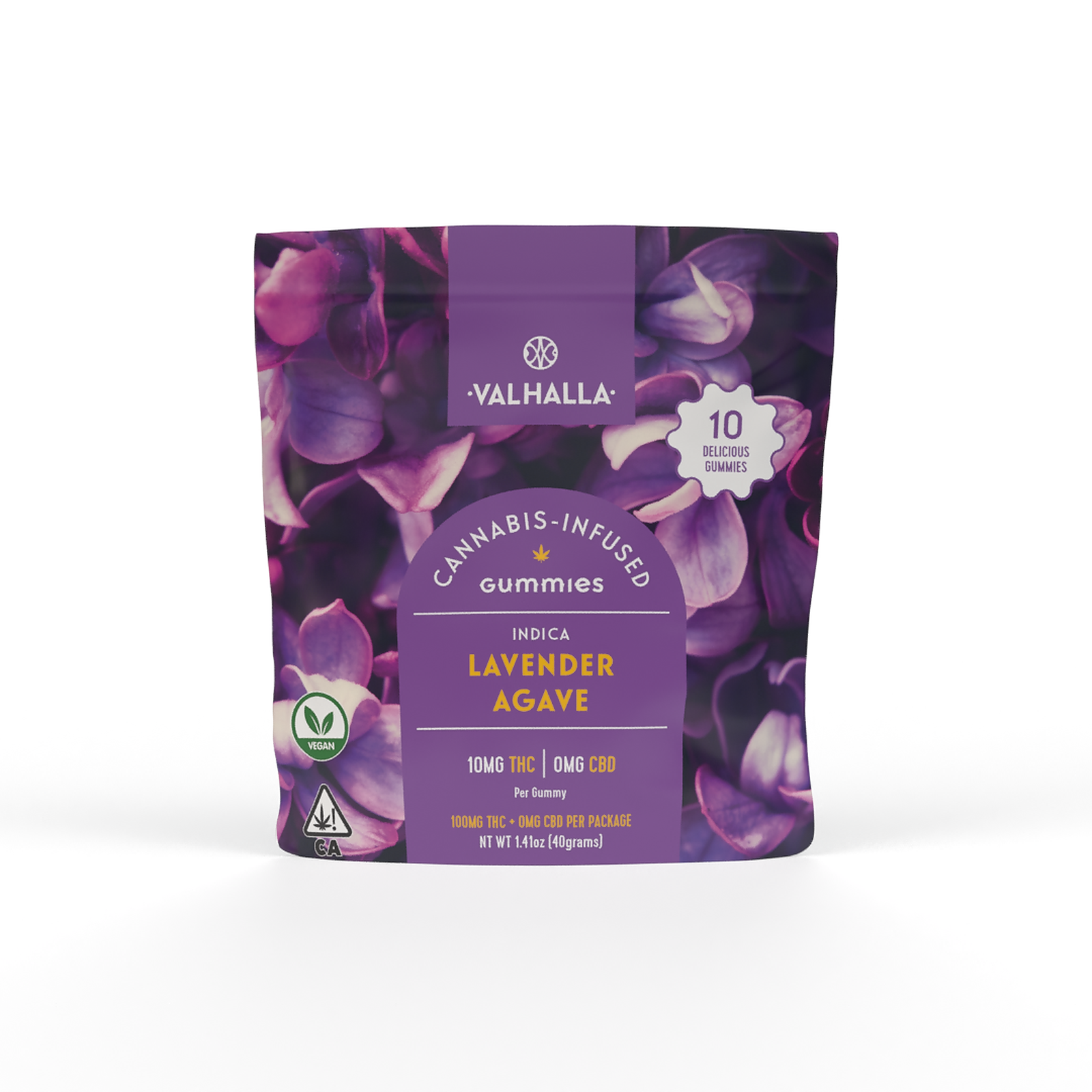 Valhalla Confections: Lavender Agave Gummies - Vegan | Leafly