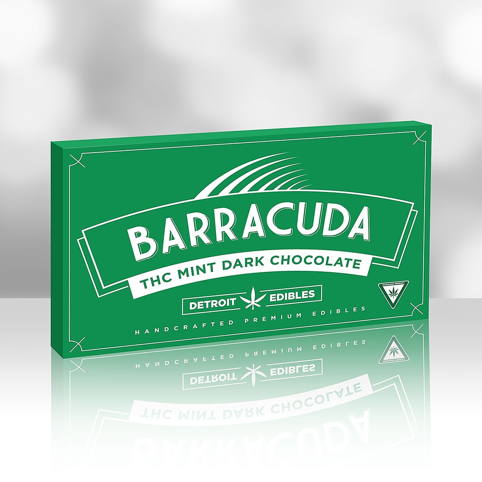 Detroit Edibles Barracuda Bar, Mint Dark Chocolate Leafly