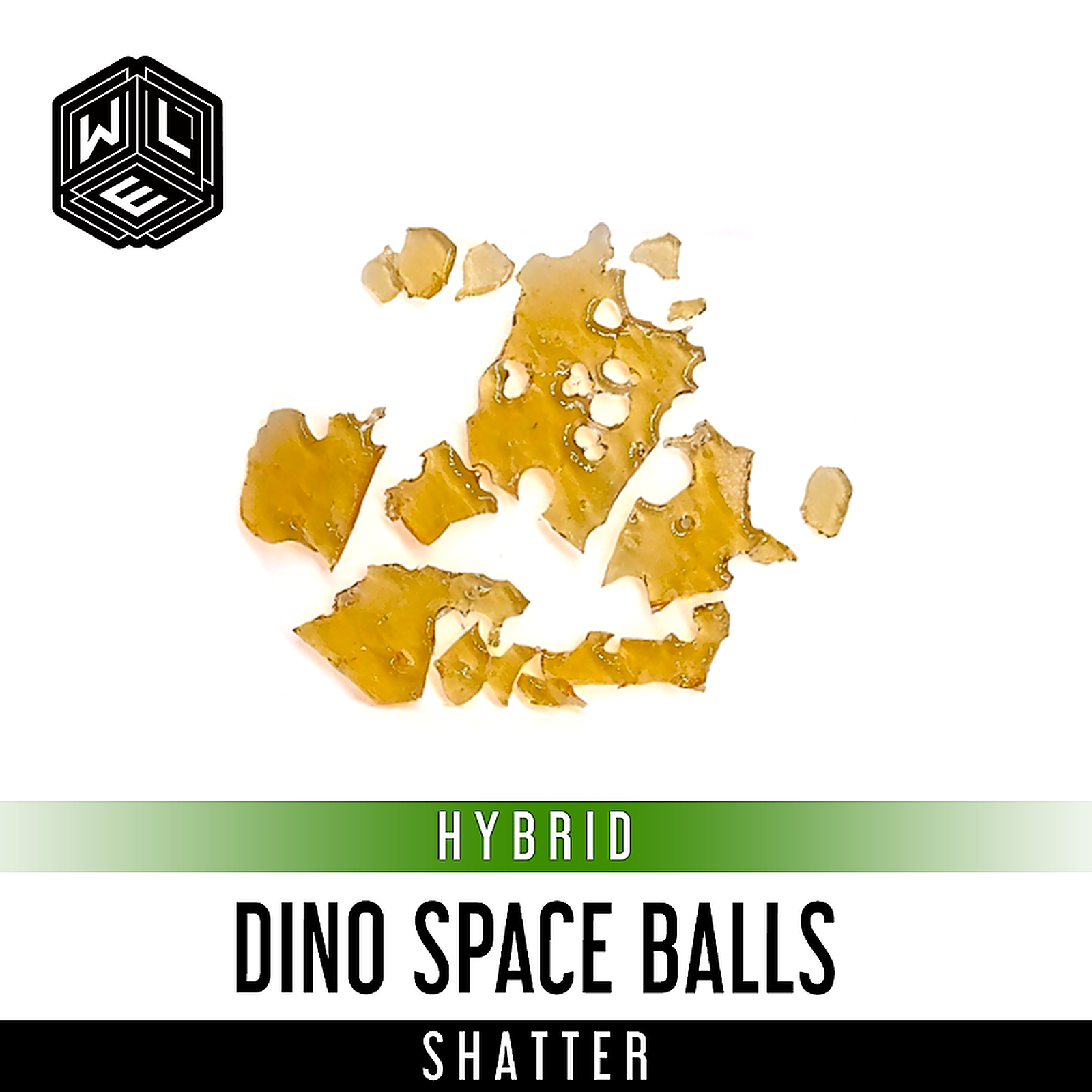 Space Rocks Extracts White Label Extracts: Dino Space Balls Shatter 1 Gram | Leafly