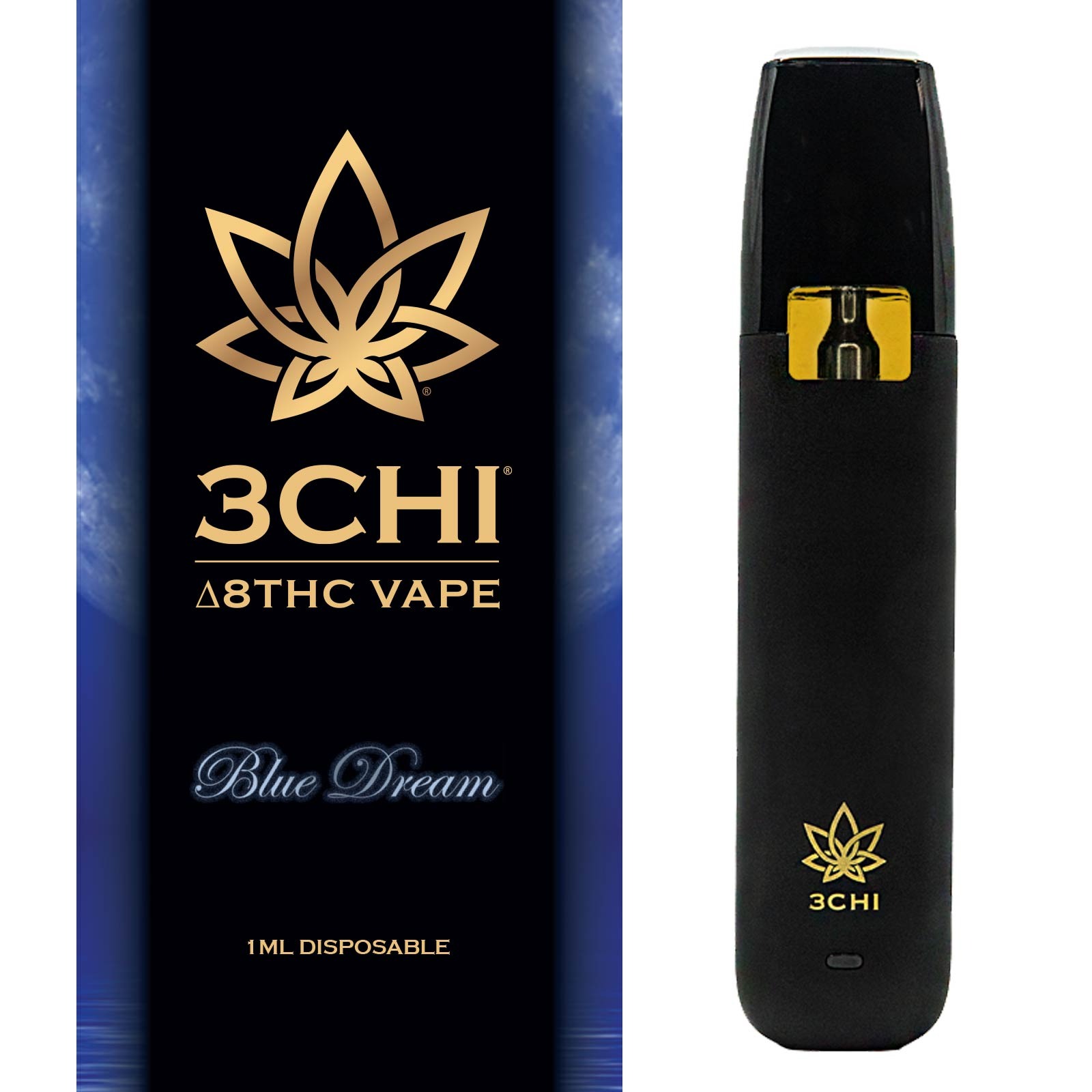 3CHI - HHC - Disposable Vape - Blue Dream - 1ML — Burning Daily