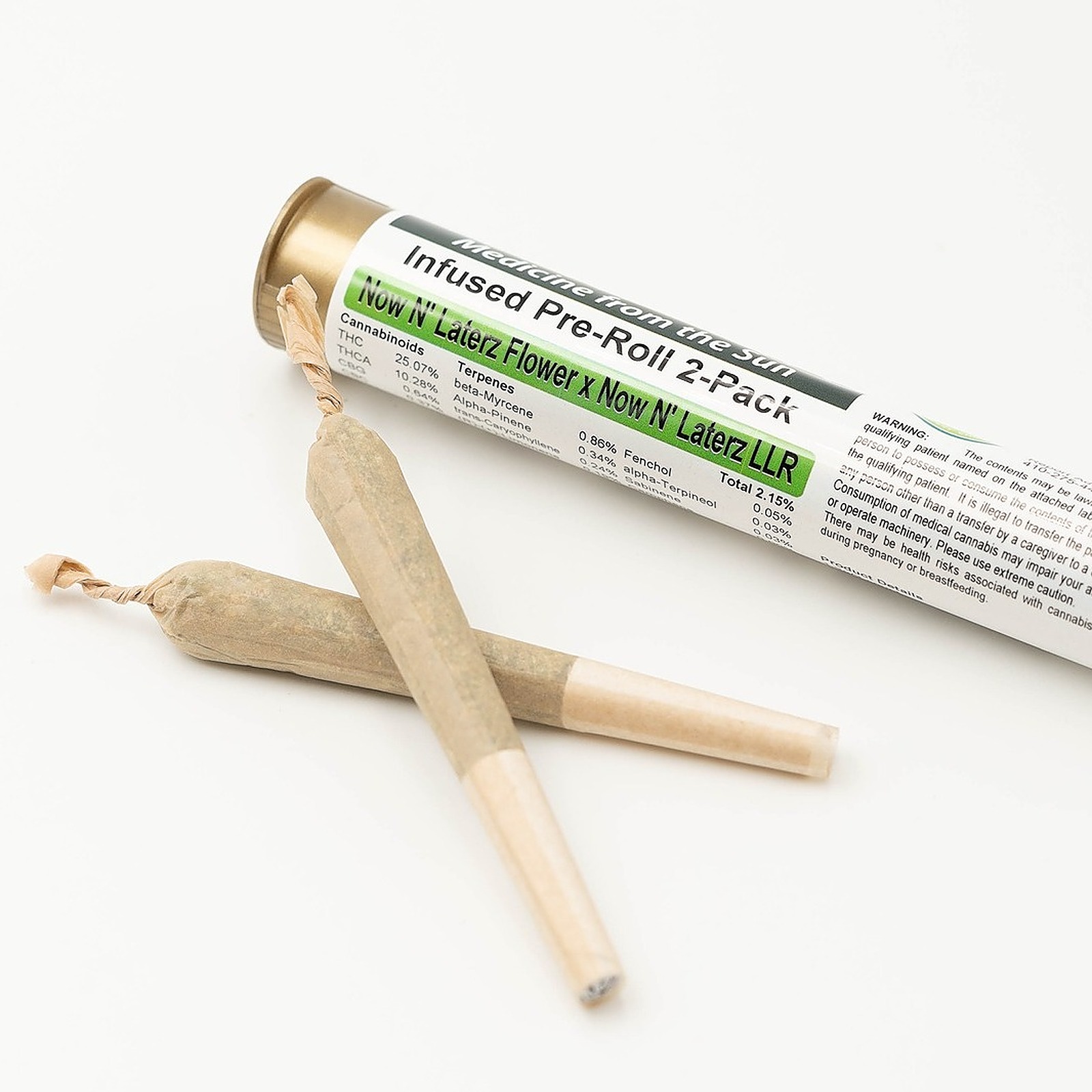 SunMed Labs: Now N' Laterz x Now N' Laterz Infused Pre-roll | Leafly