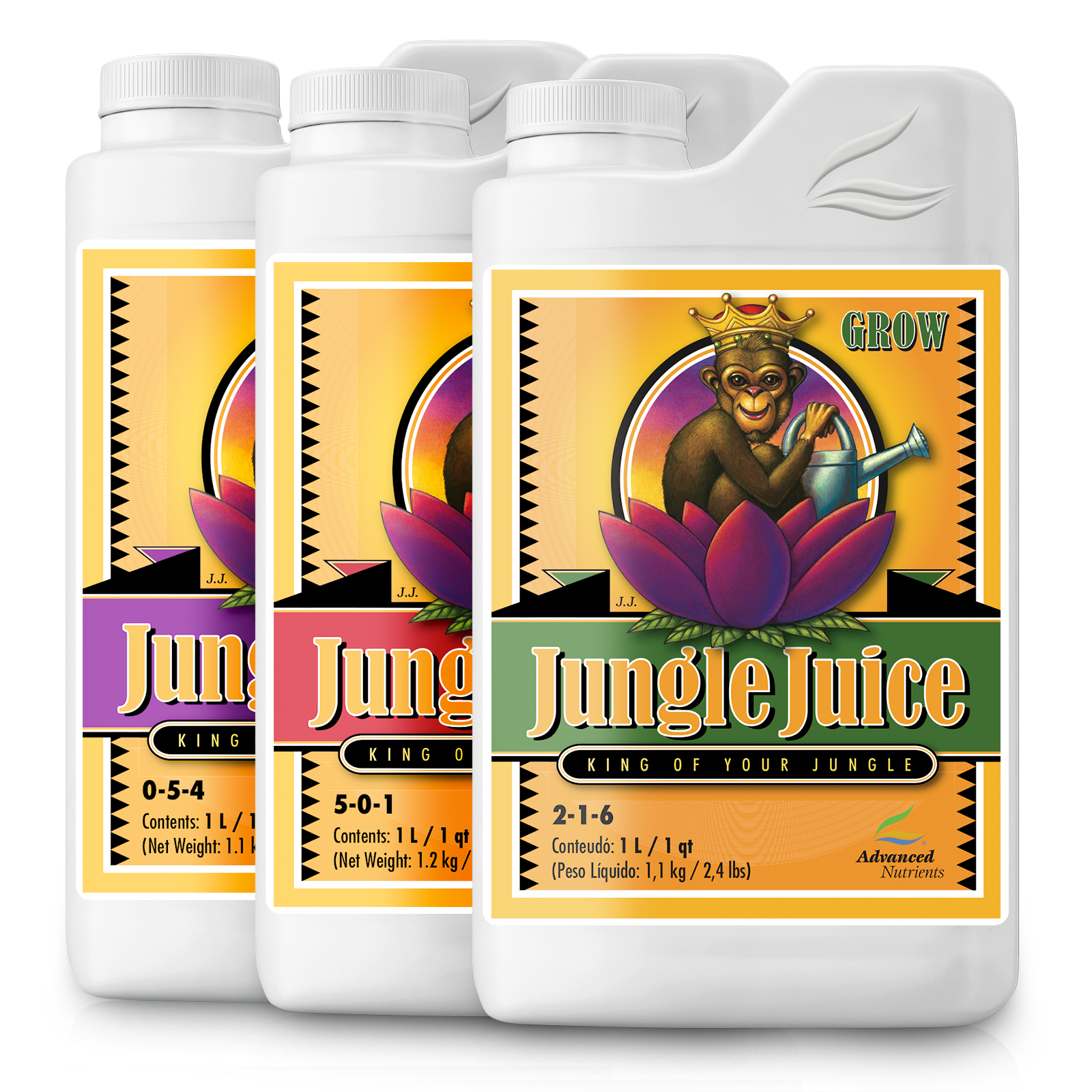 Jungle Juice 3 Part Grow, Micro, Bloom Leafly