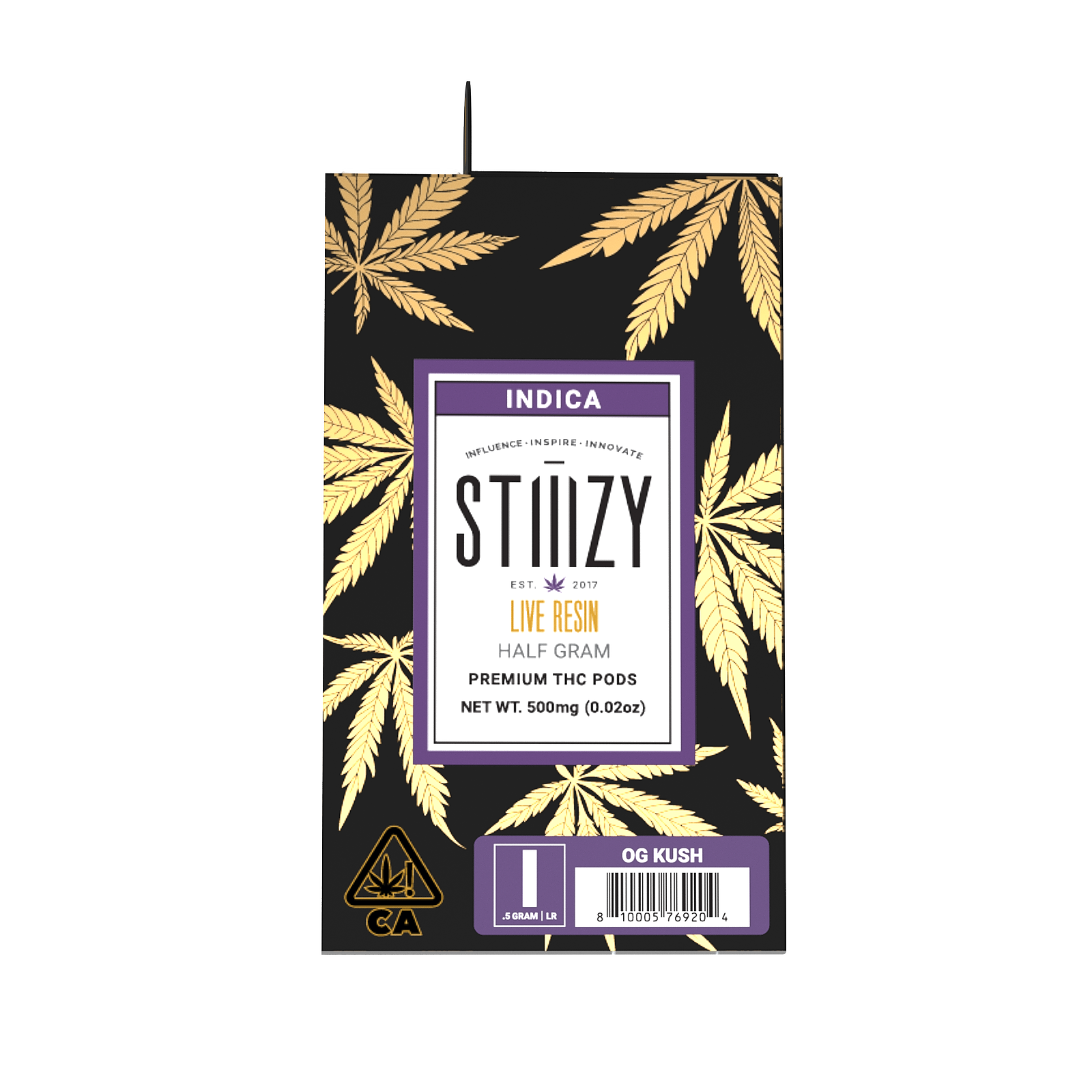 STIIIZY: OG KUSH - LIVE RESIN POD .5G | Leafly