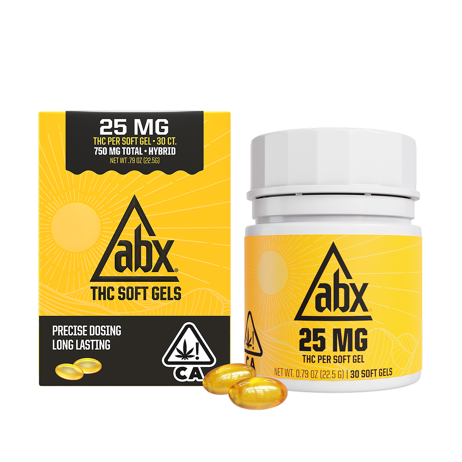 ABX AbsoluteXtracts: 30pk 25mg Abx Soft Gels