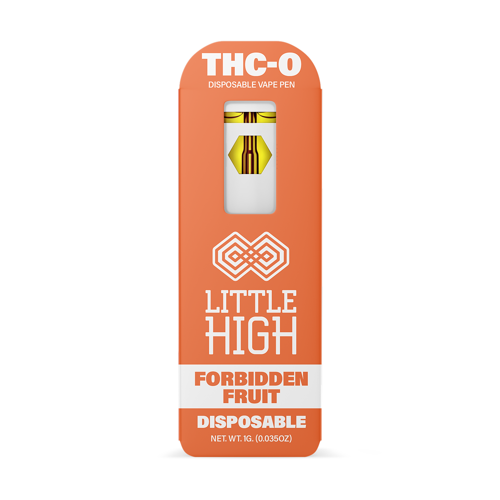 Little High: Little High - THC-O Indica - Forbidden Fruit - 1 Gram Disposable  Pen