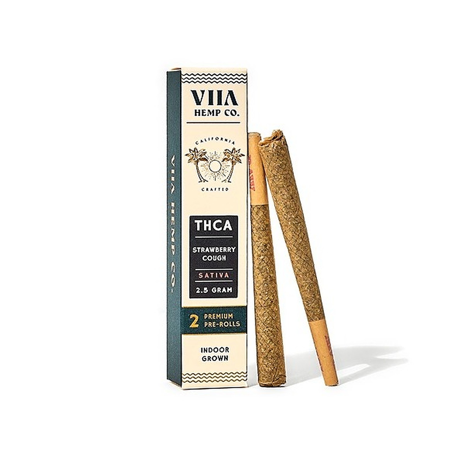 Tcha VIIA: Strawberry Cough THCA Pre-Rolls 2.5g – Sativa | Leafly