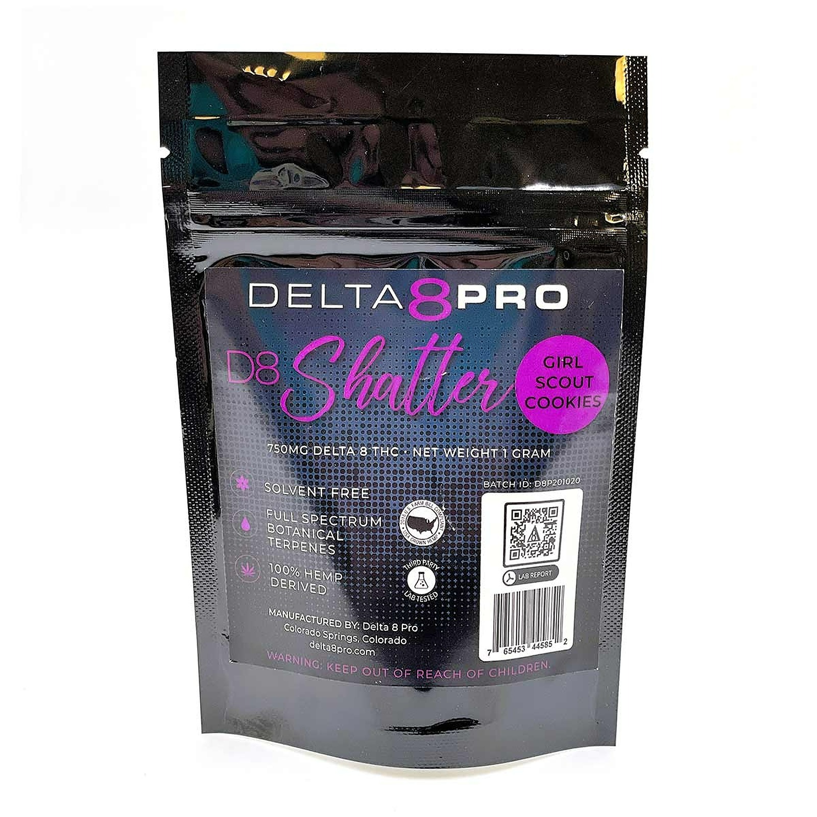 Delta 8 Pro Delta 8 Pro™ Delta8 THC Shatter Girl Scout Cookies Leafly