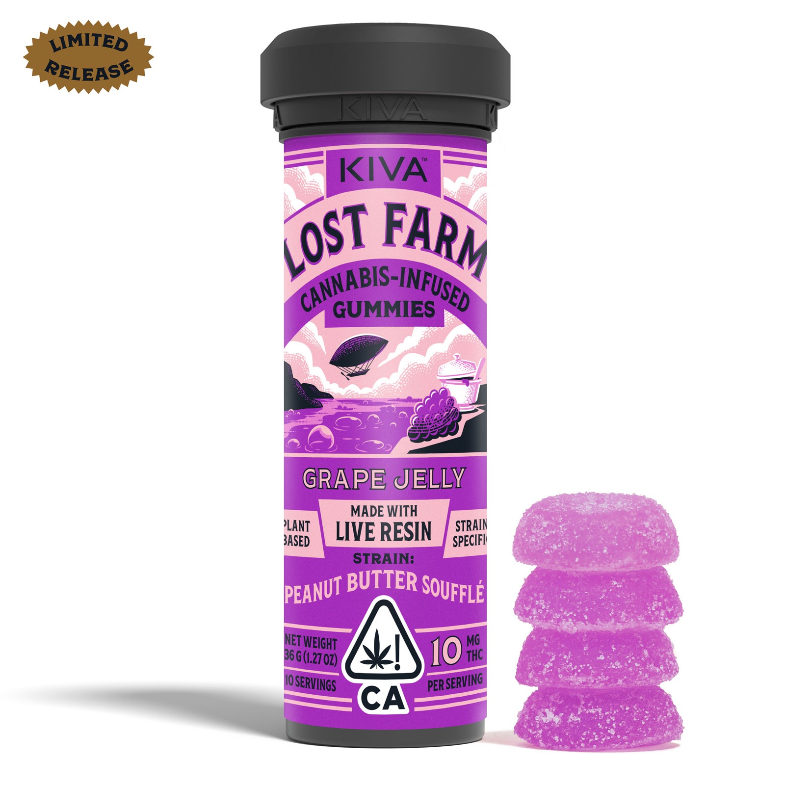 Lost Farm 10mg Lost Farm 'Peanut Butter Soufflé x Grape Jelly' Live