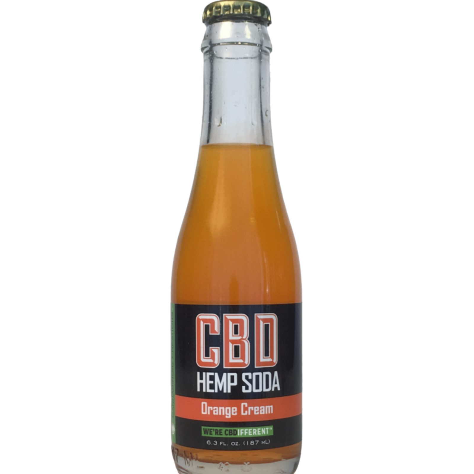 Orange Cream CBD Hemp Soda Leafly