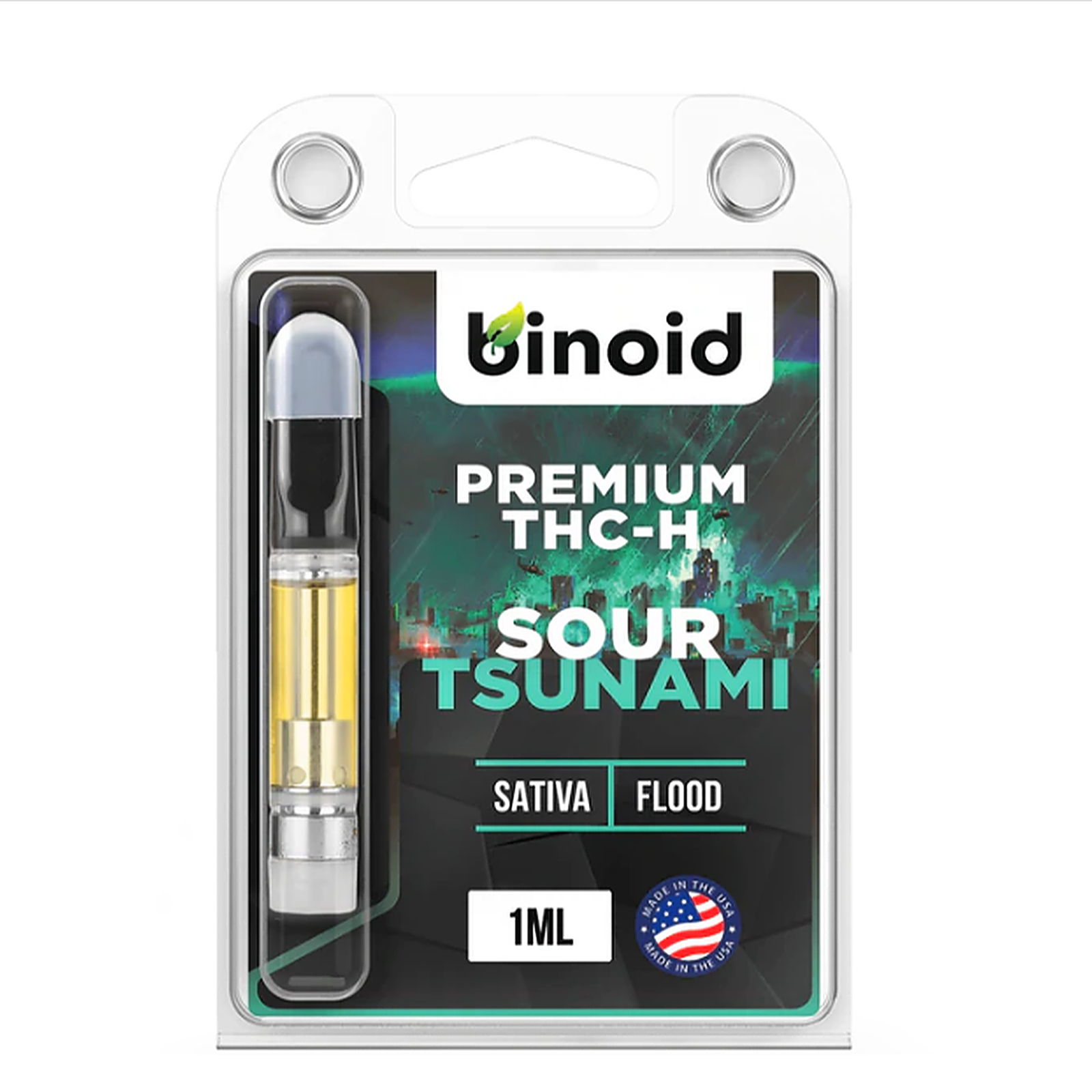 Binoid: THC-H Vape Cartridge - Sour Tsunami | Leafly