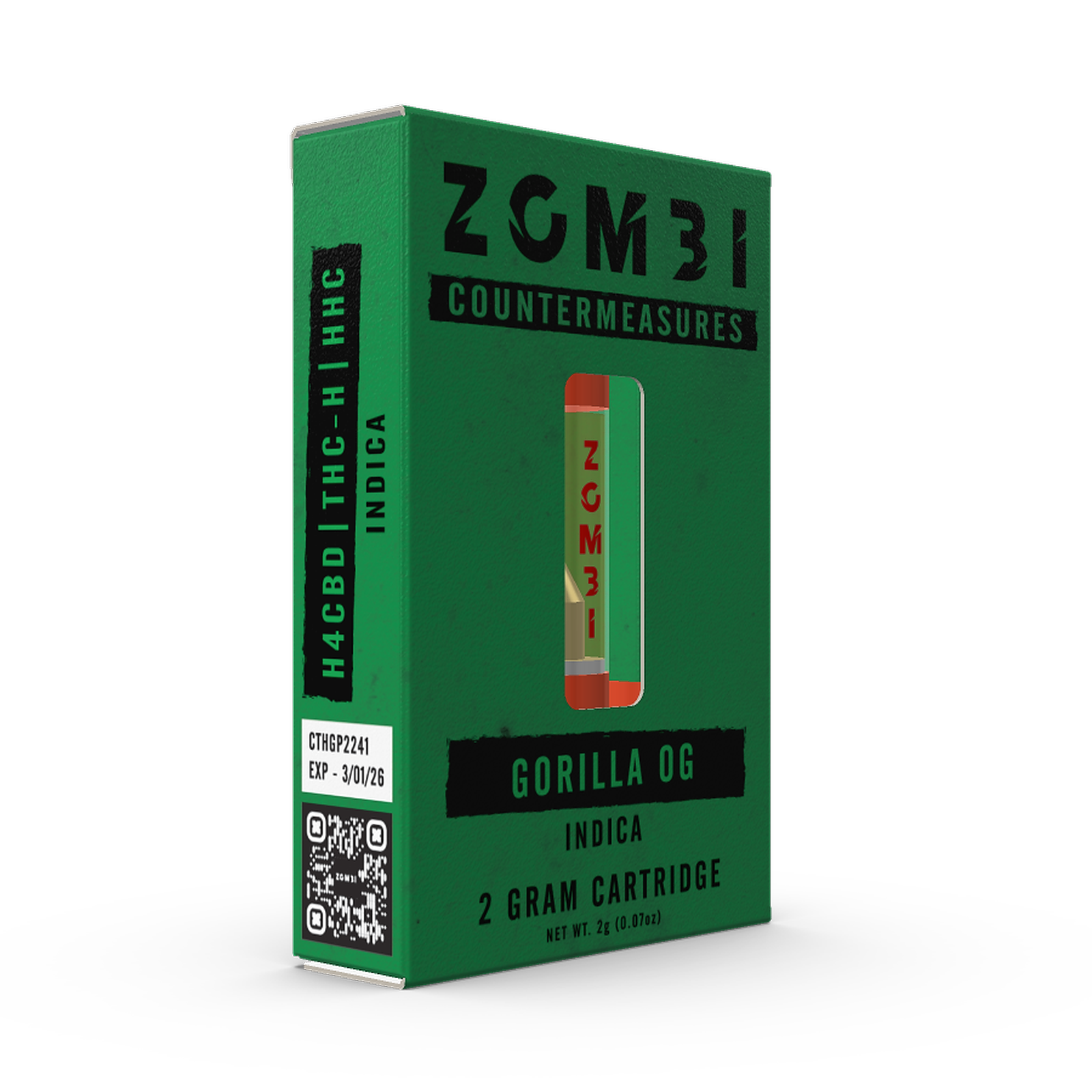 The Zombi Nation: Gorilla OG: Countermeasures 2G Cart | Leafly The Zombi Nation: Gorilla OG: Countermeasures 2G Cart | Leafly
