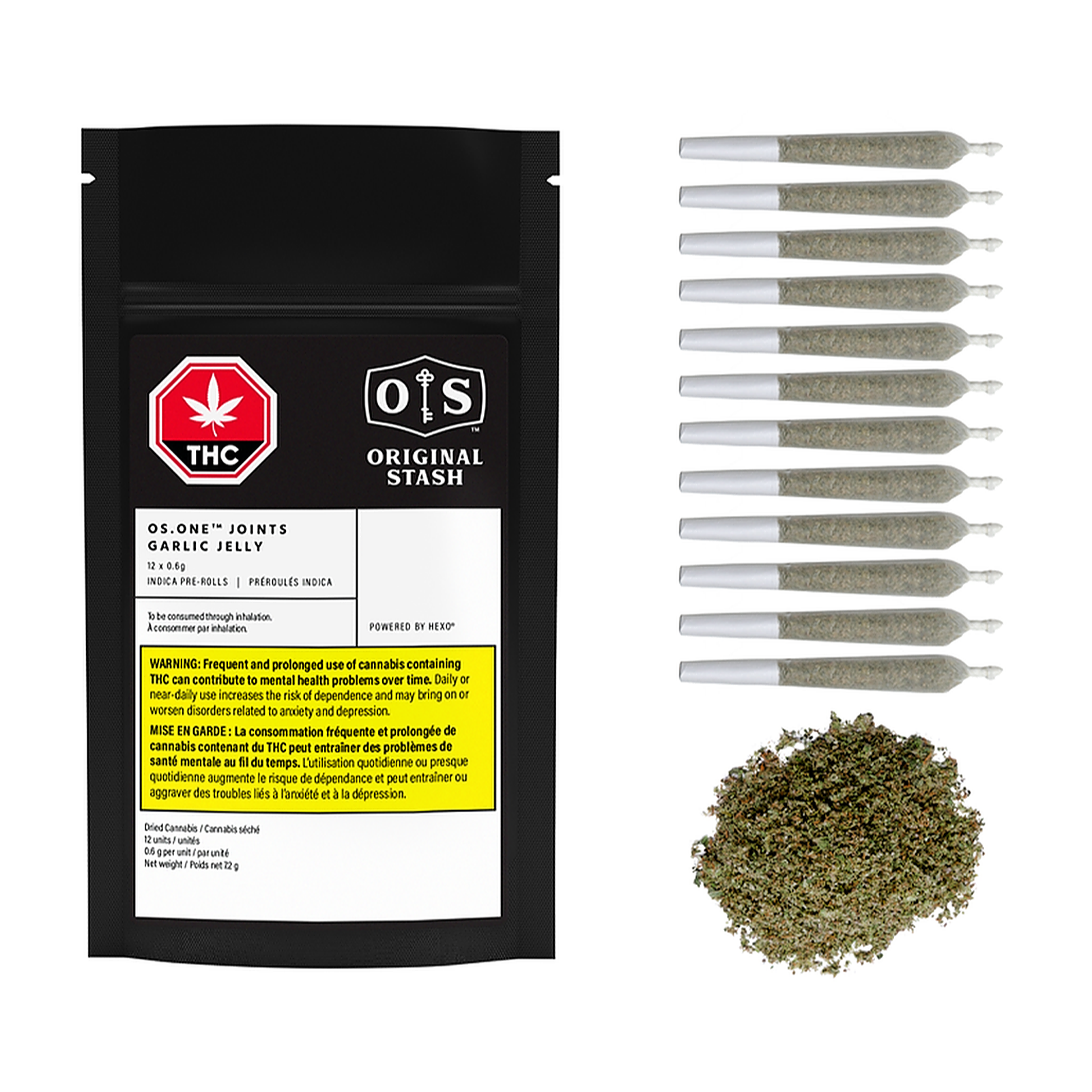 Original Stash OS.ONE JOINTS Garlic Jelly Leafly