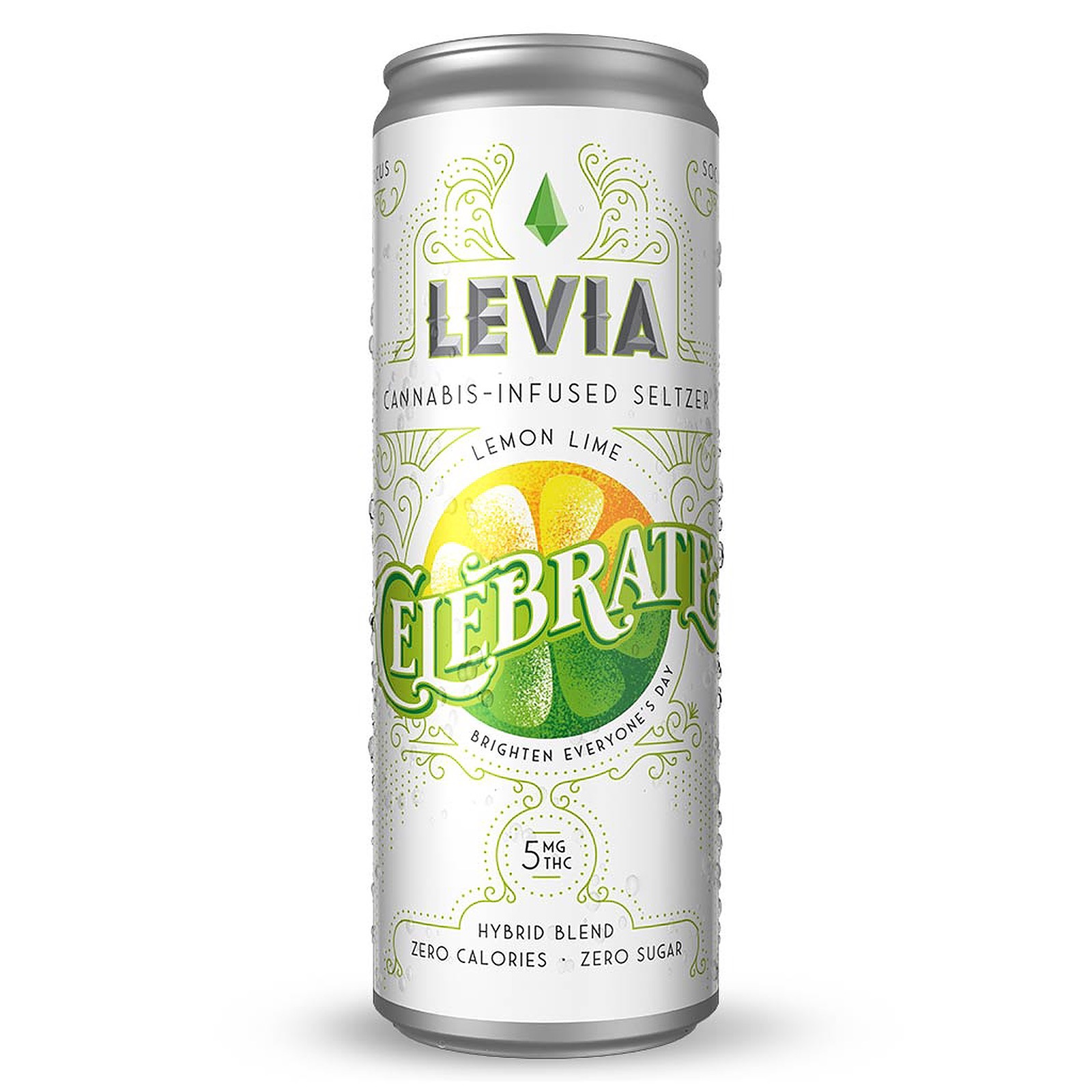 Celebrate Lemon Lime Hybrid Seltzer 5mg 12oz