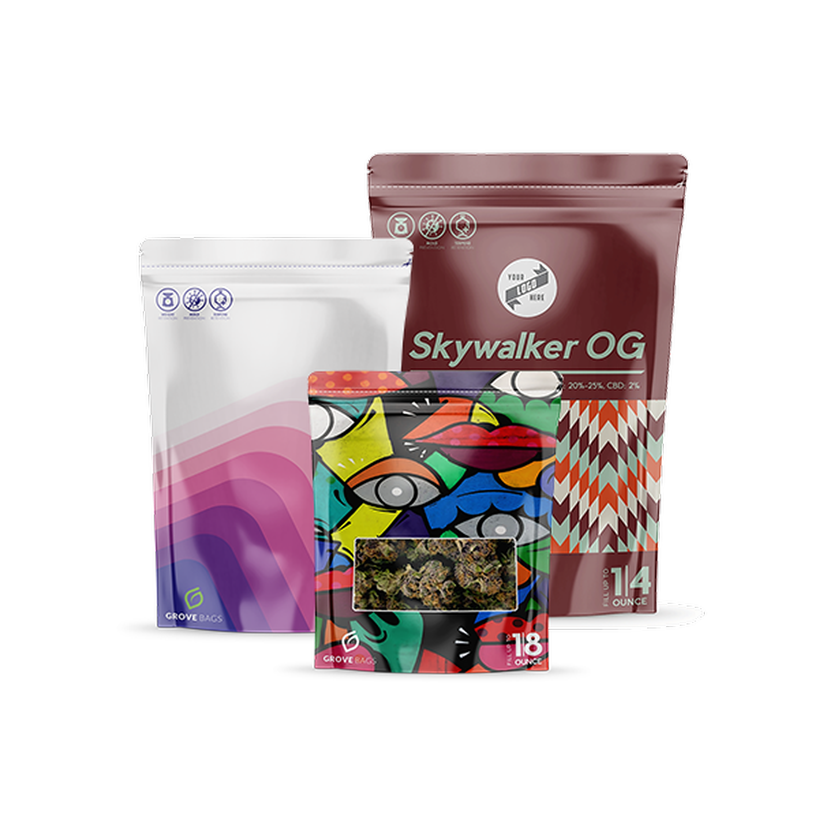 Grove Bags TerpLoc® Custom Brand Packaging Leafly