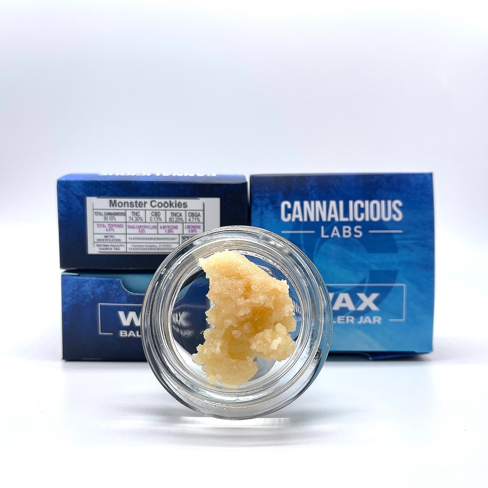 Cannalicious Labs Monster Cookies Wax 7.0g Baller Jar Leafly