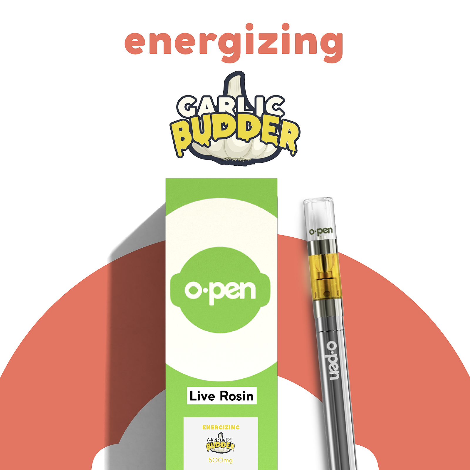 O.pen O.pen Elite Strains (Live Rosin +) Garlic Budder 500mg Leafly