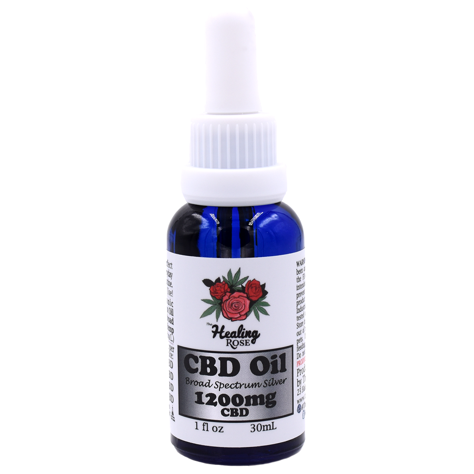 The Healing Rose: 1200mg CBD Oil (Broad Spectrum) | Leafly