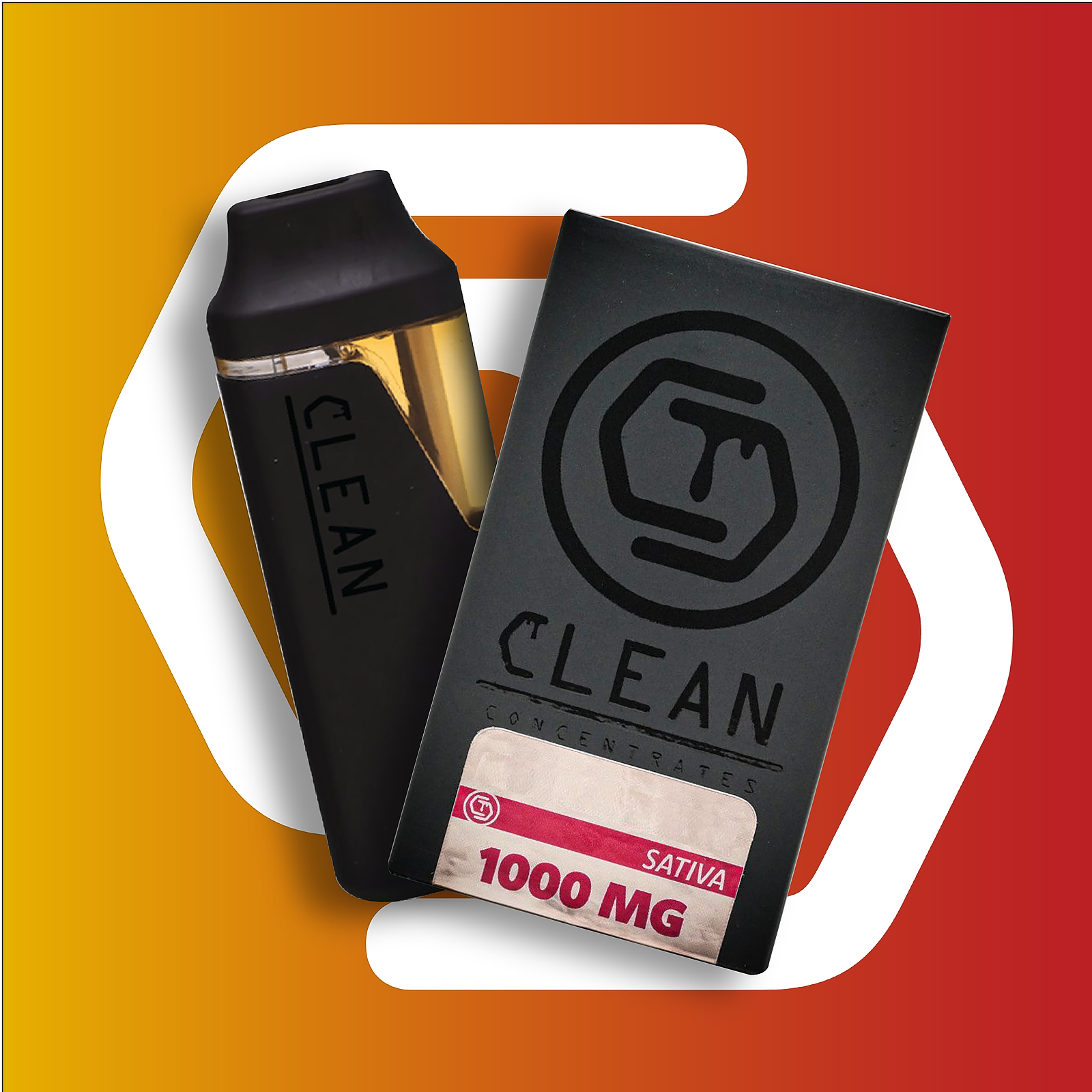 Clean Concentrates Clean Compact 1 ml Peach Leafly