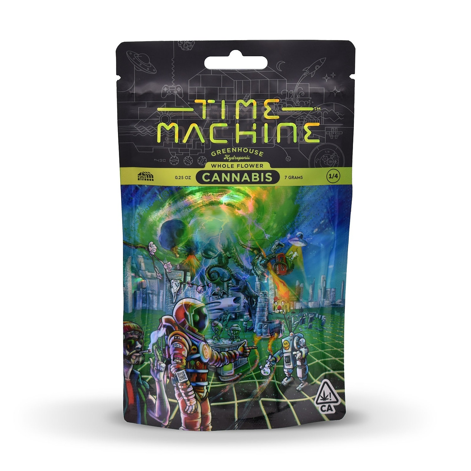 Time Machine: Time Machine Flower 7g Pouch Hybrid GG4 | Leafly