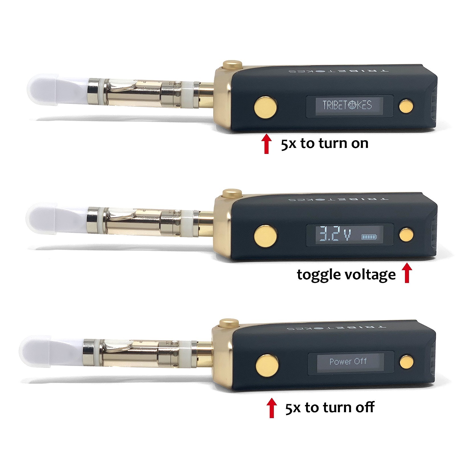 TribeTokes: Saber “Car Key” 510 Thread Vape Pen | Battery Only | Leafly