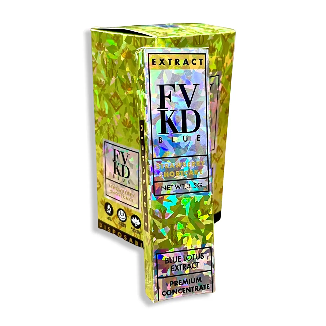 Illuminati Glass: FVKD - Blue Lotus - 3.5g Disposable - Single Unit