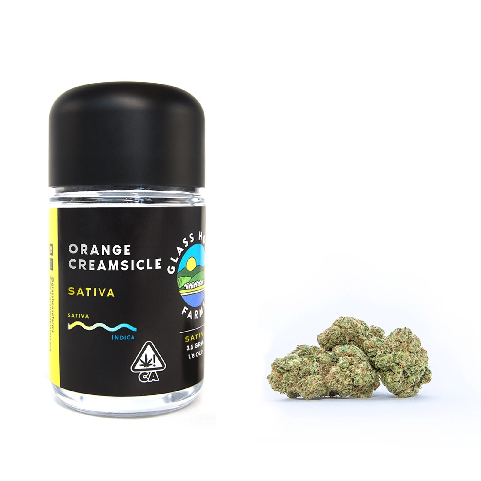 Glass House Farms Orange Creamsicle [3.5g Jar] Leafly