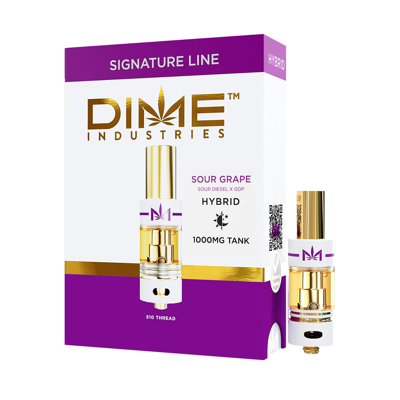 Dime Industries Sour Grape Cartridge 1g Leafly