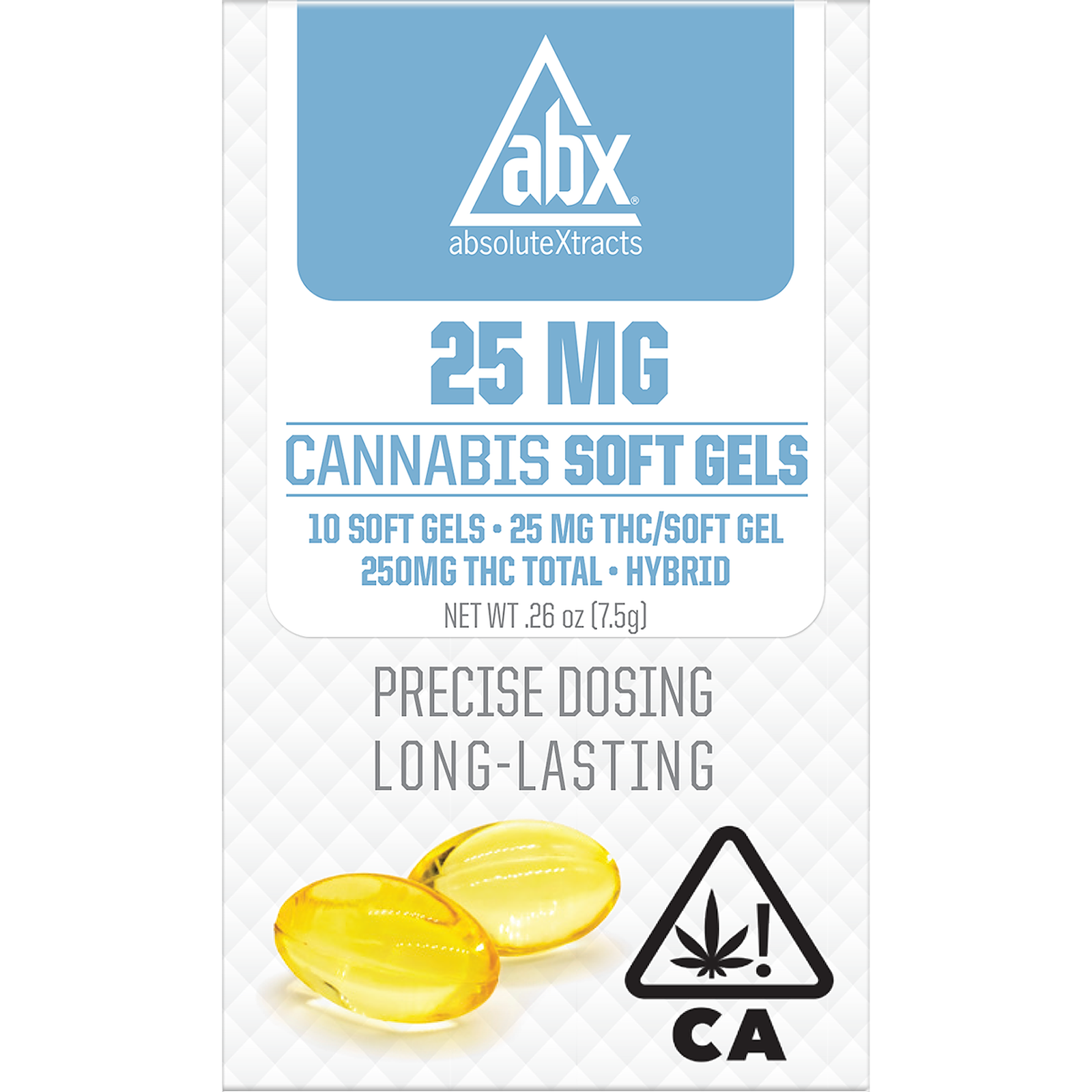 Abx Absolutextracts Abx Soft Gels 25mg Thc 10 Count Leafly