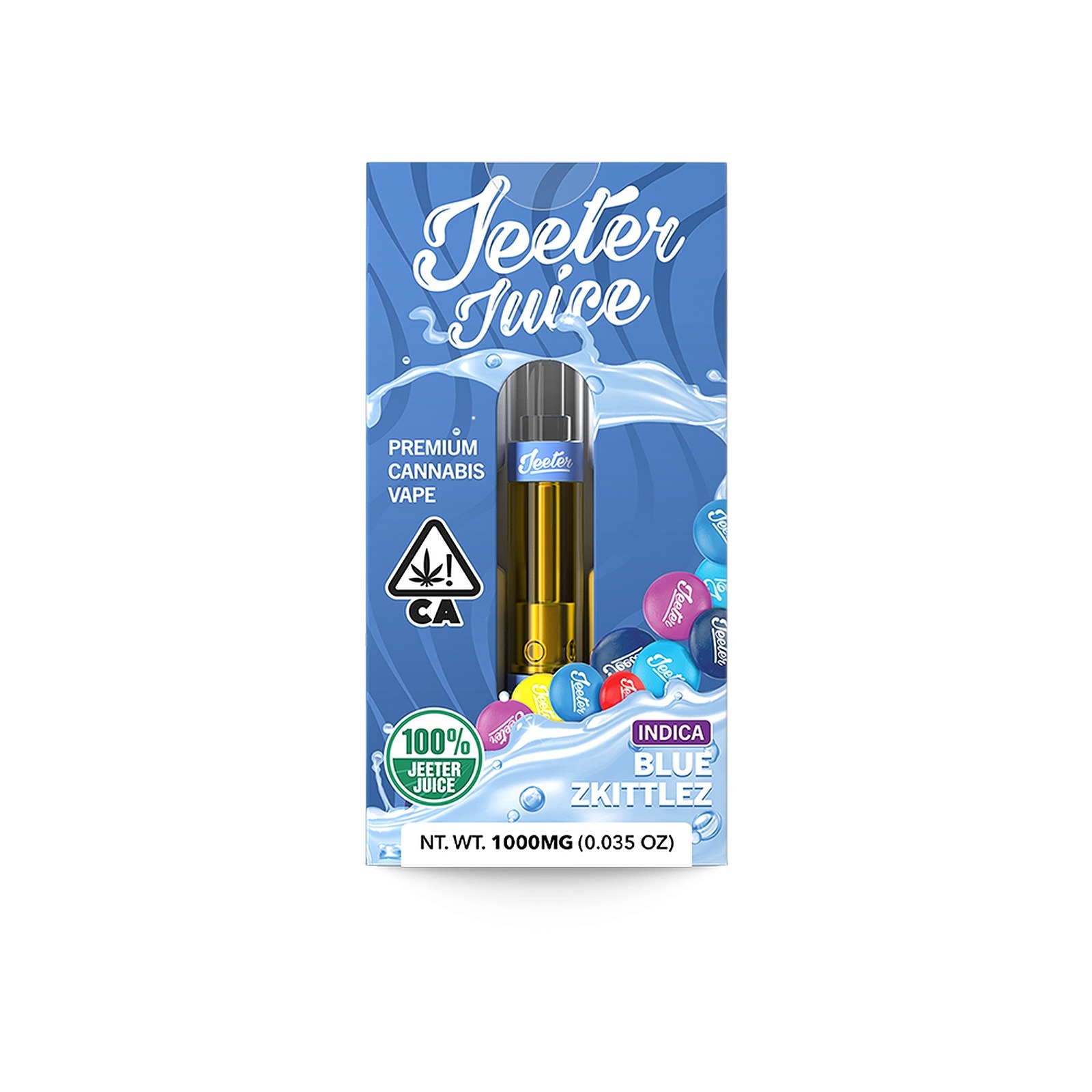 Jeeter Blue Zkittlez Jeeter Juice Vape Cartridge Leafly