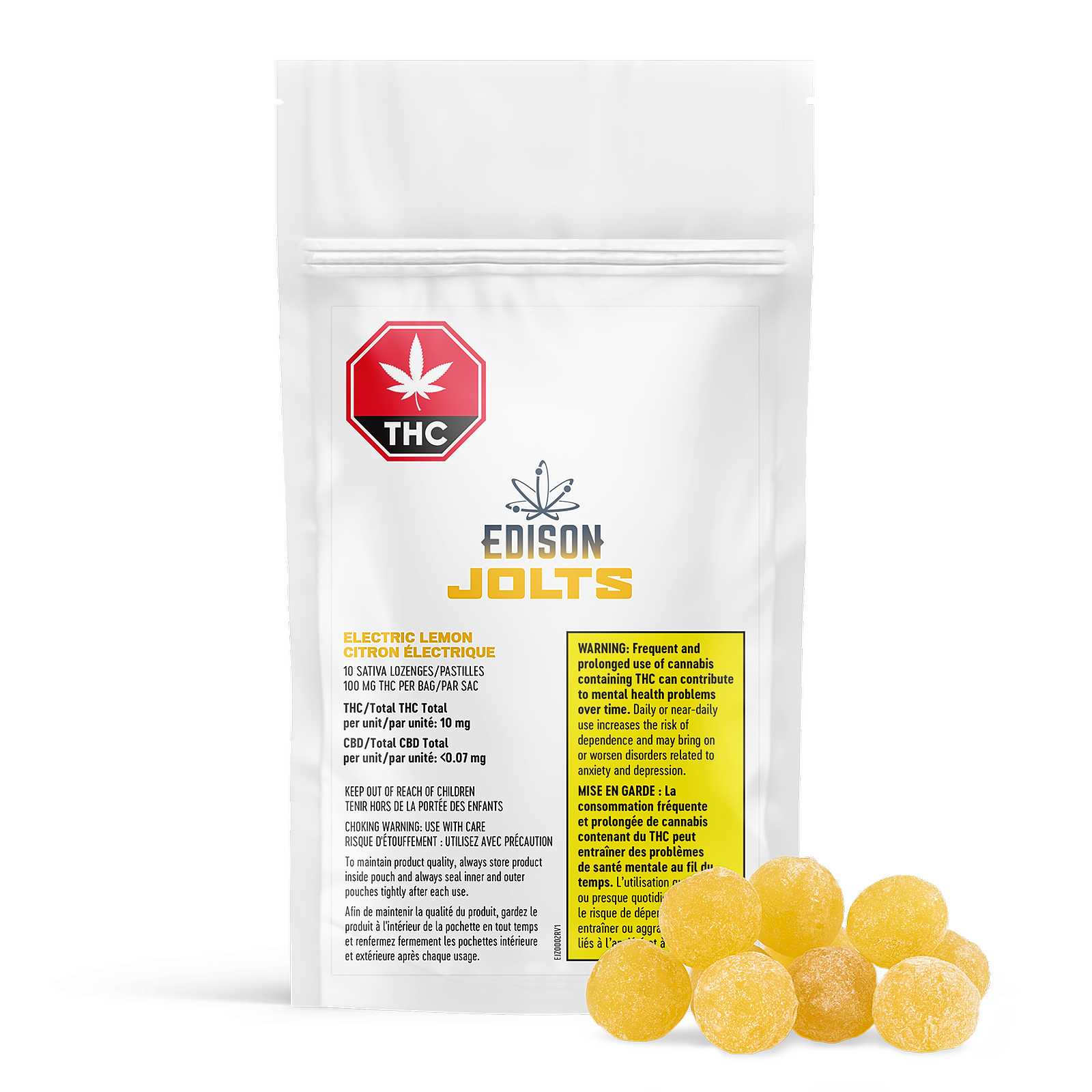 Edison Cannabis Co. Edison JOLTS Electric Sublingual Lozenges Leafly