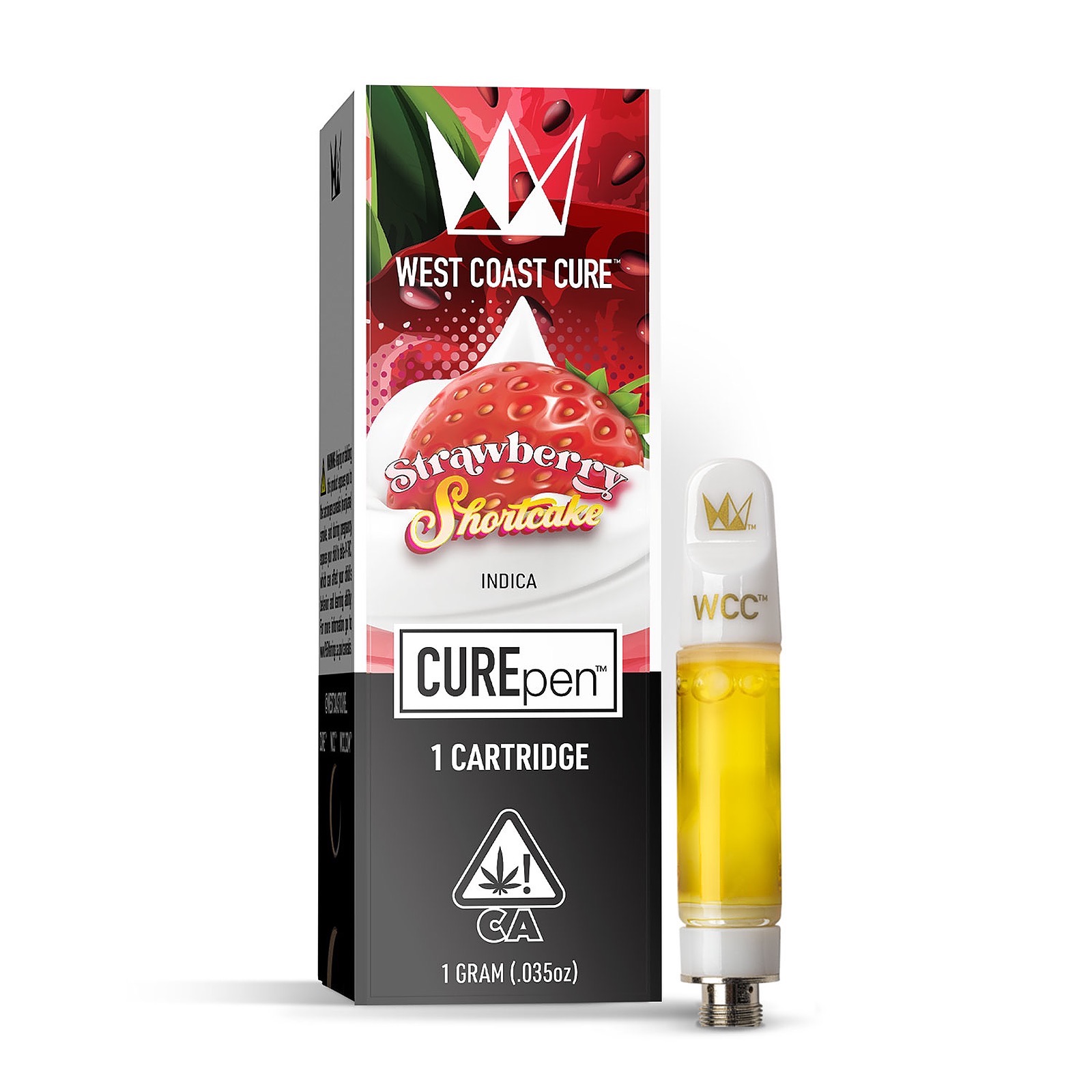 West Coast Cure: Strawberry Shortcake CUREpen Cartridge - 1g | Leafly