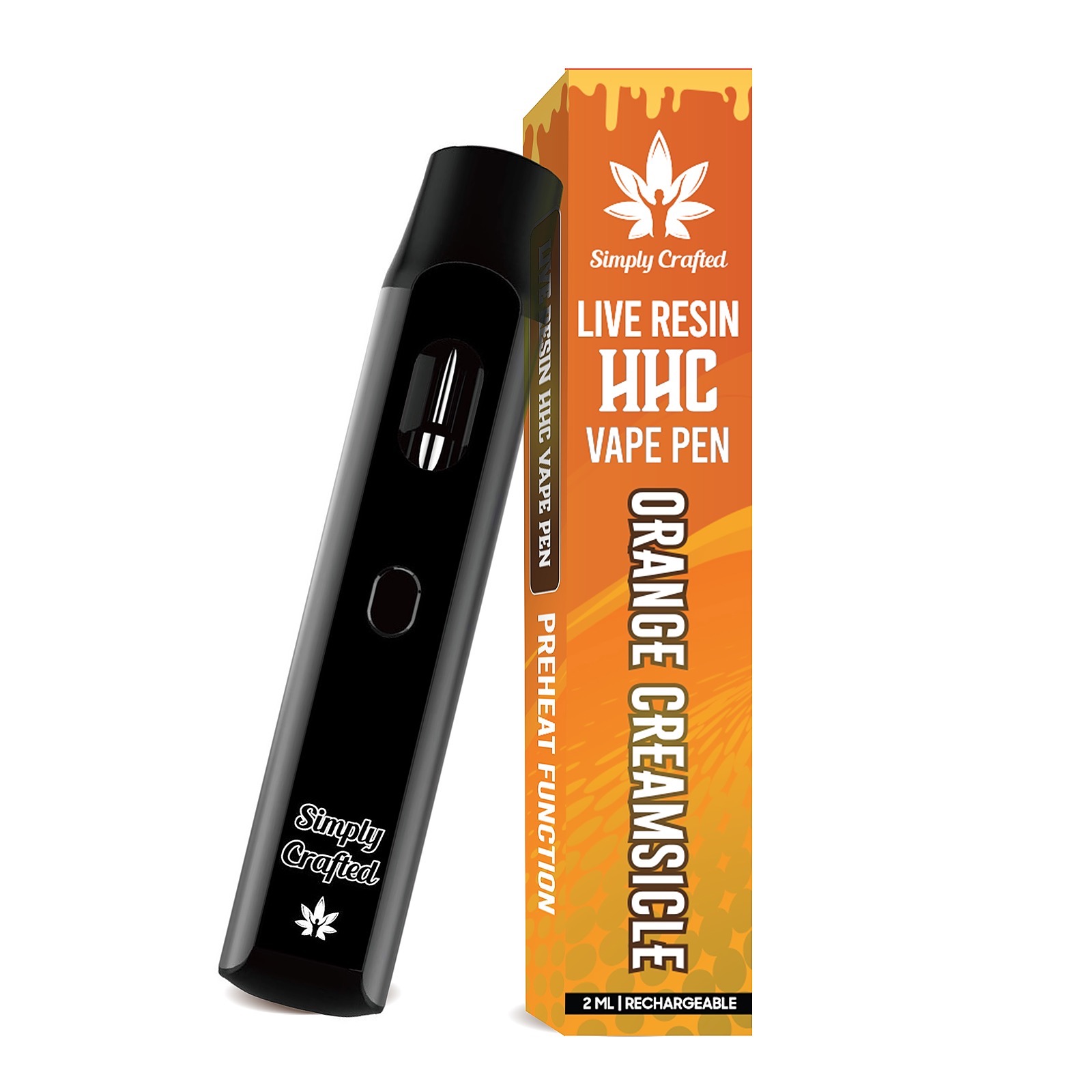 Simply Crafted 25 Off With Code Leafly 2ml Orange Creamsicle Hhc Vape Pen Leafly 3497